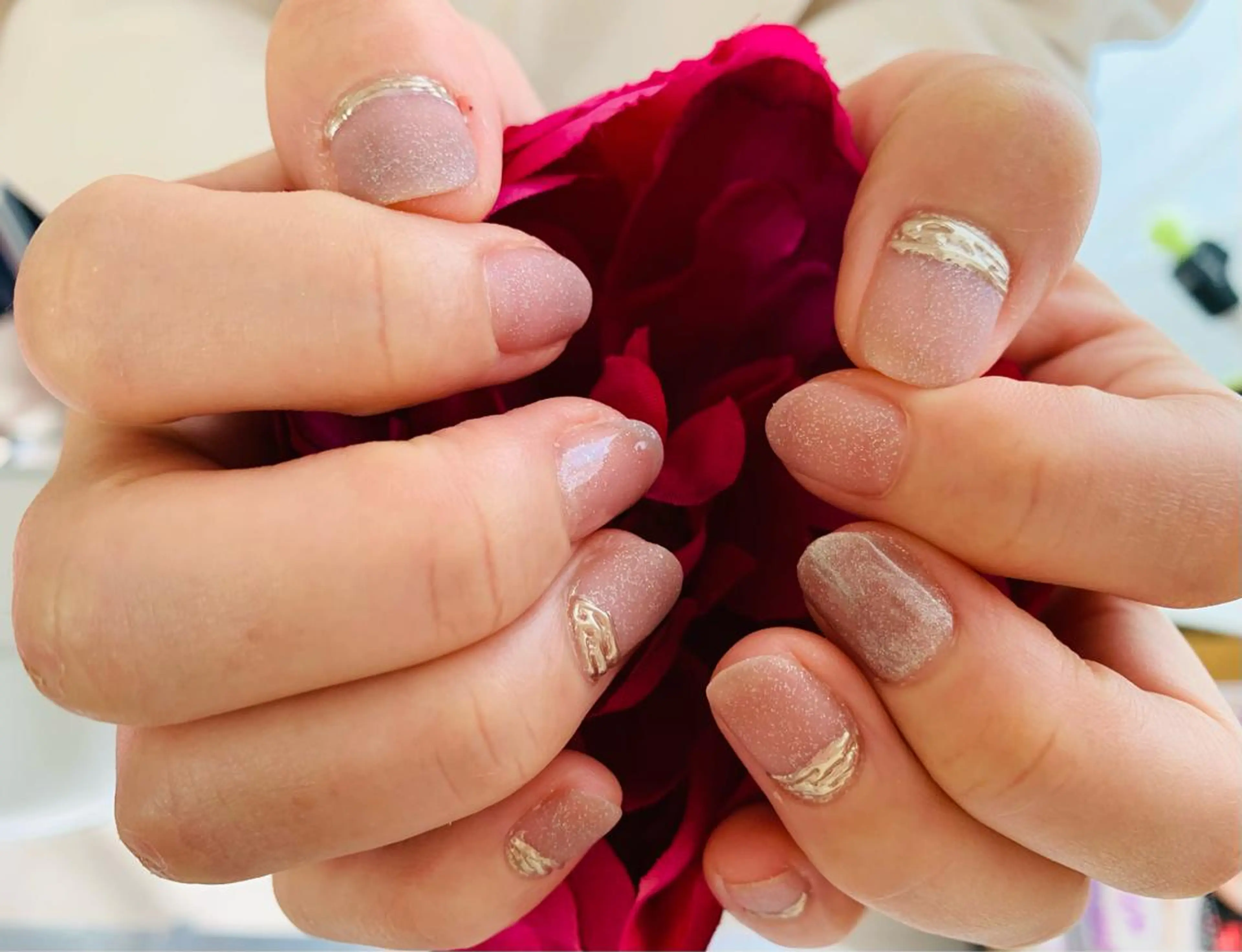 ネイル アートネイル ジェルネイル ワンカラーネイル noheanail YONEDAのネイルデザイン