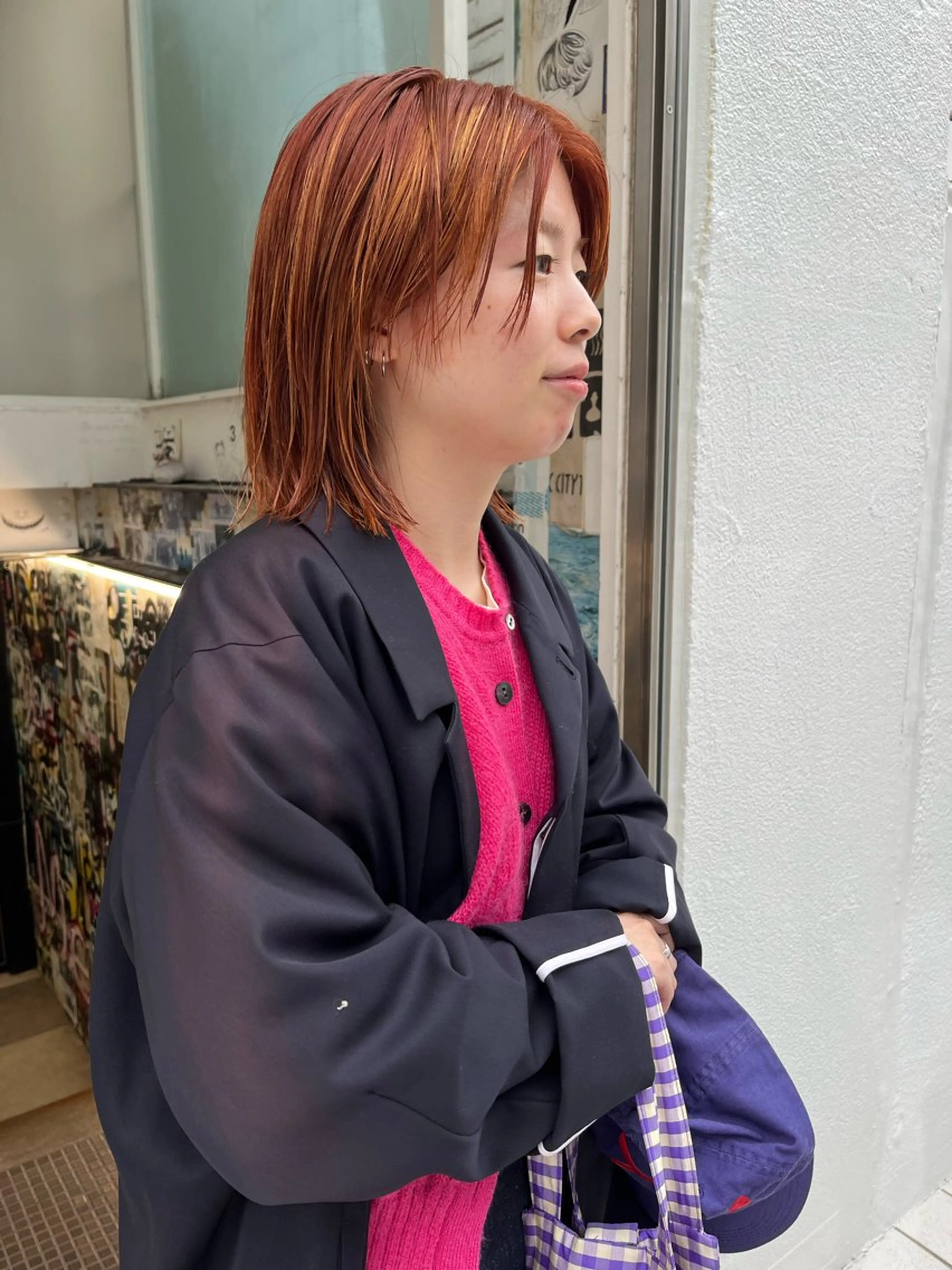 ミディアム カラー カット ヘアカラー NOUN所属・eri kinjoのヘアスタイル