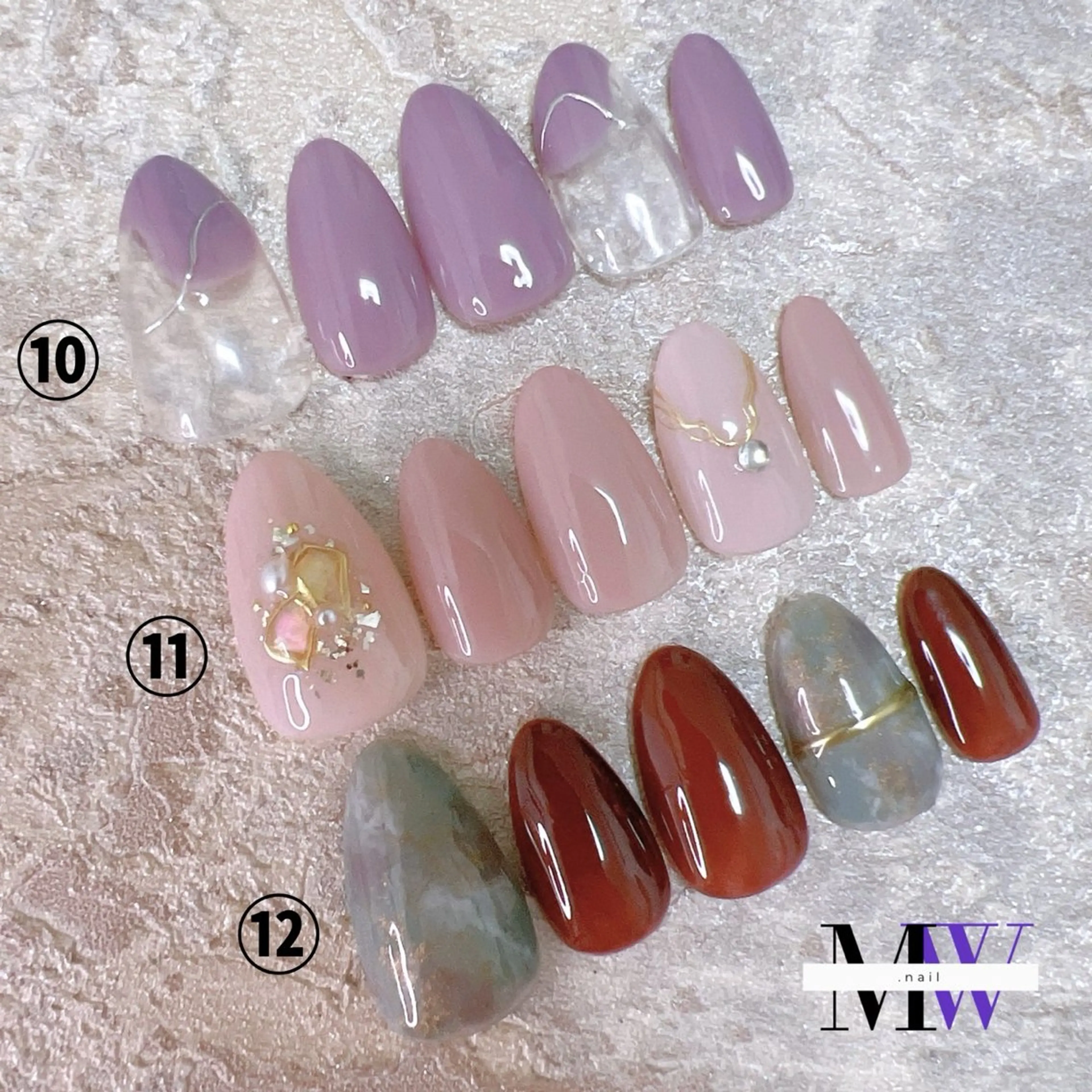 ネイル アートネイル ハンドネイル MW .nailのネイルデザイン
