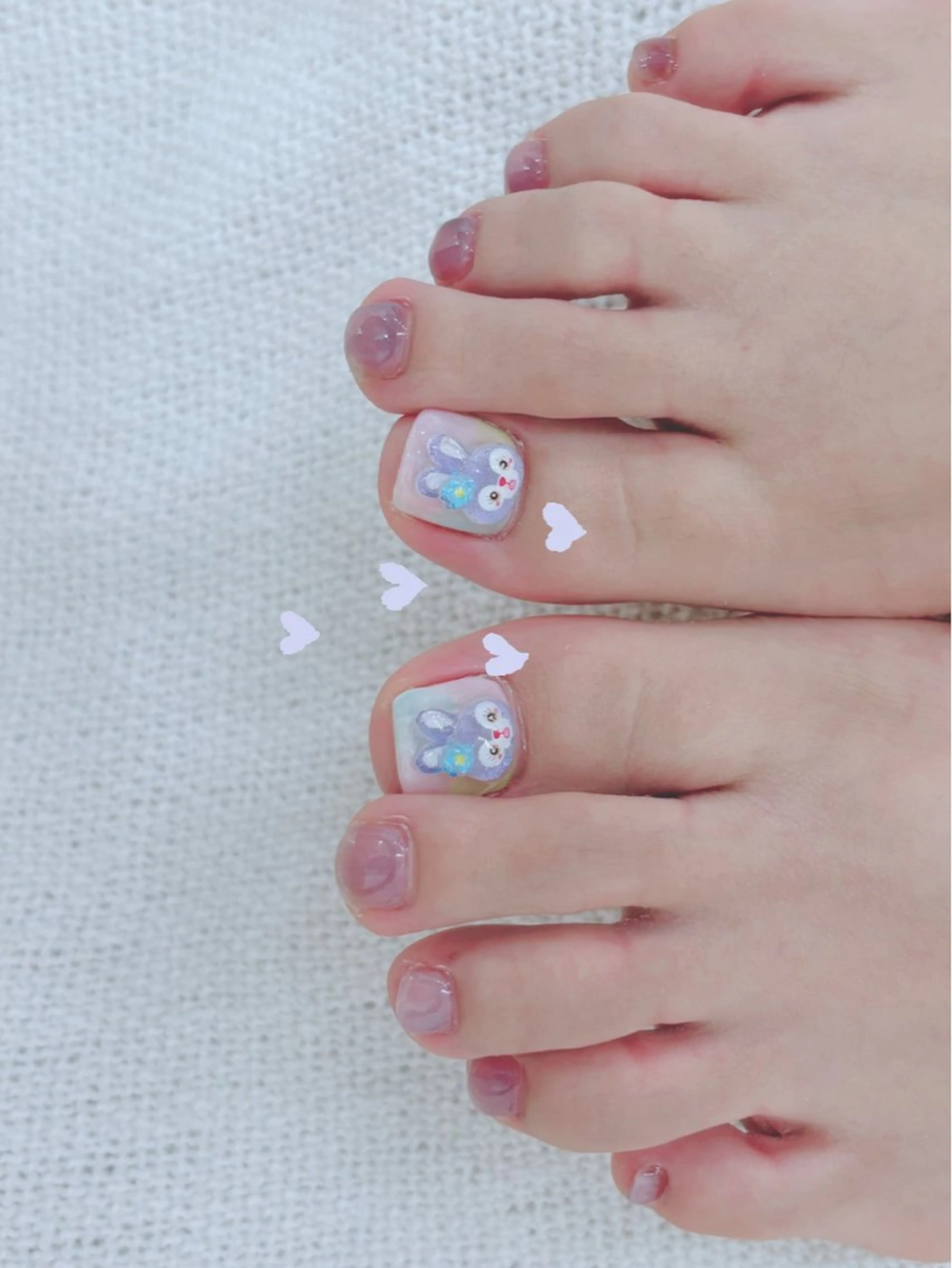 ネイル フットネイル THE BALM Rihoのネイルデザイン