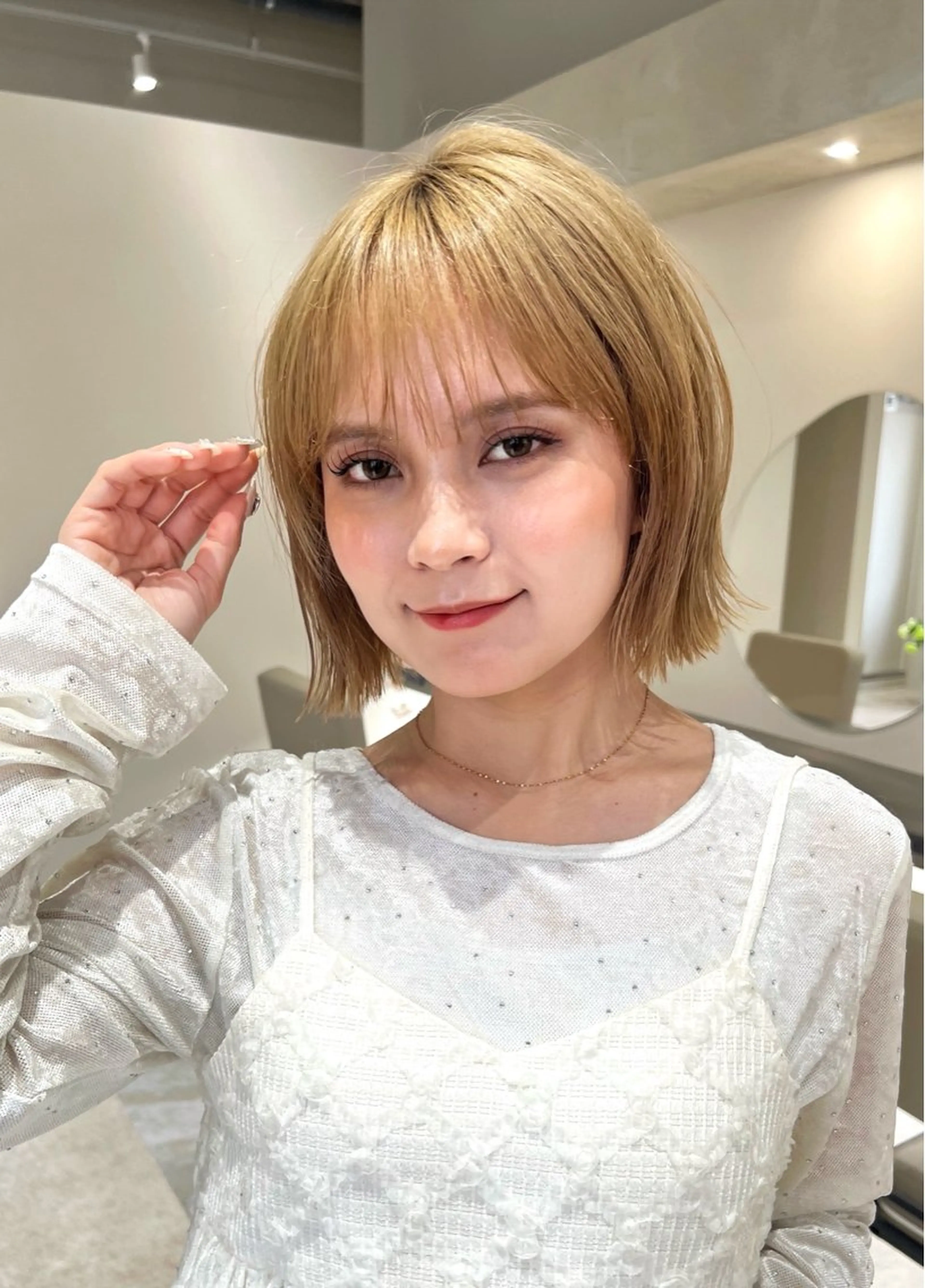 ショート カット ヘアカラー 縮毛矯正 トリートメント 縮毛矯正 /横山陸人のヘアスタイル