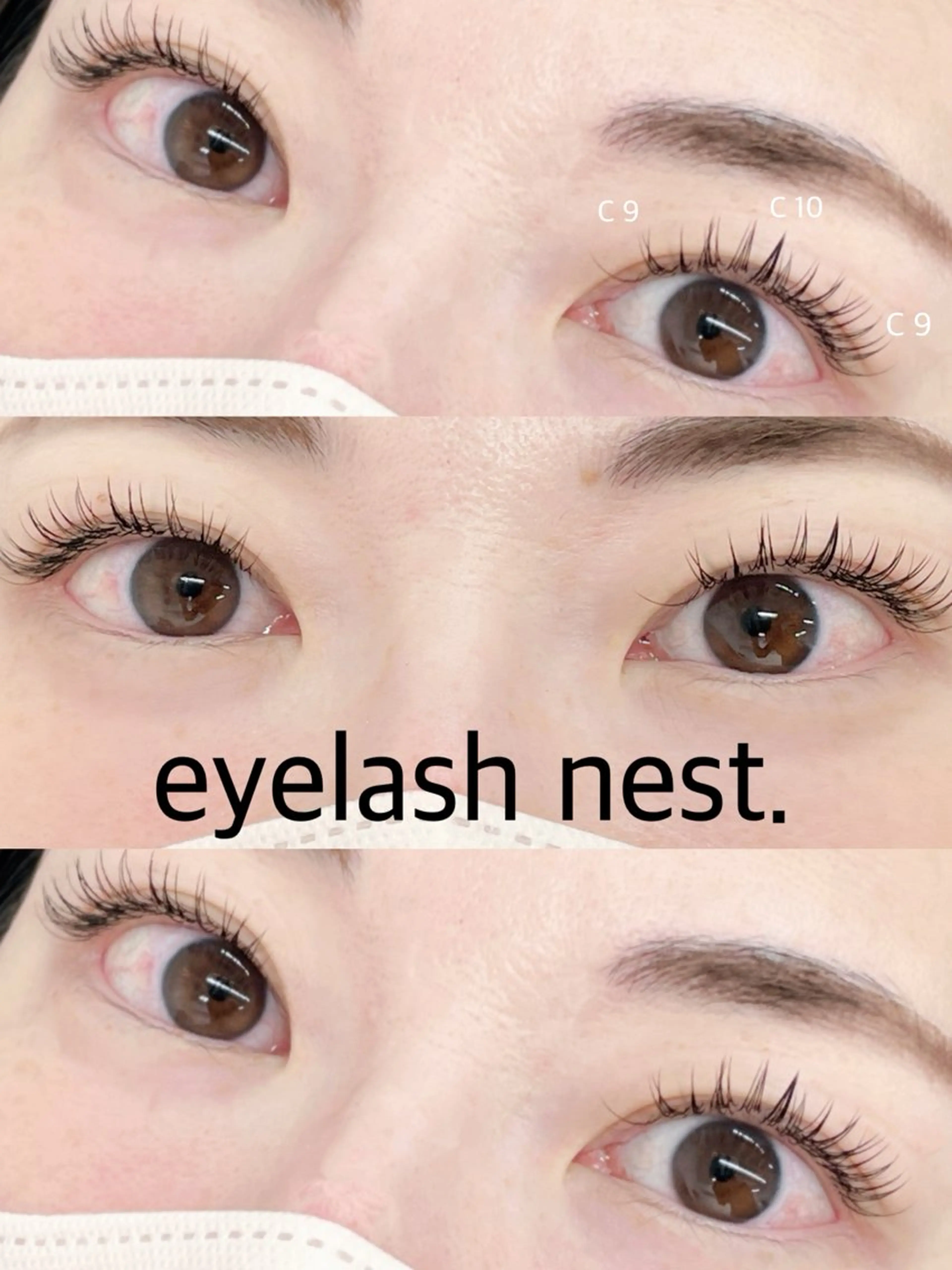 マツエク・マツパ 付け放題 フラットラッシュ マツエク intime内nest.所属・🤍nest. エリ🤍のマツエク・マツパデザイン