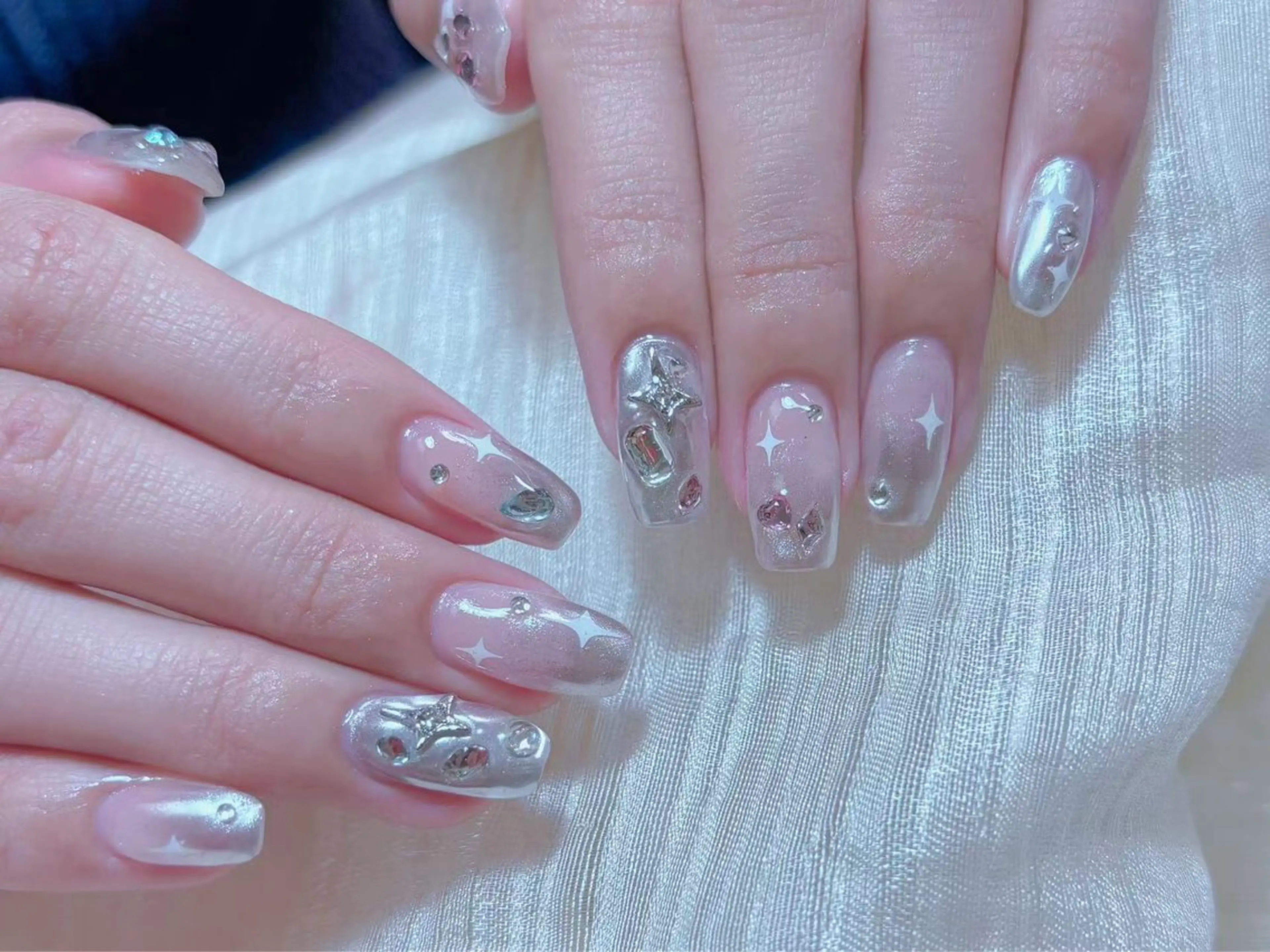 ネイル ハンドネイル 🎀ネイルサロン エクラYUI🎀のネイルデザイン