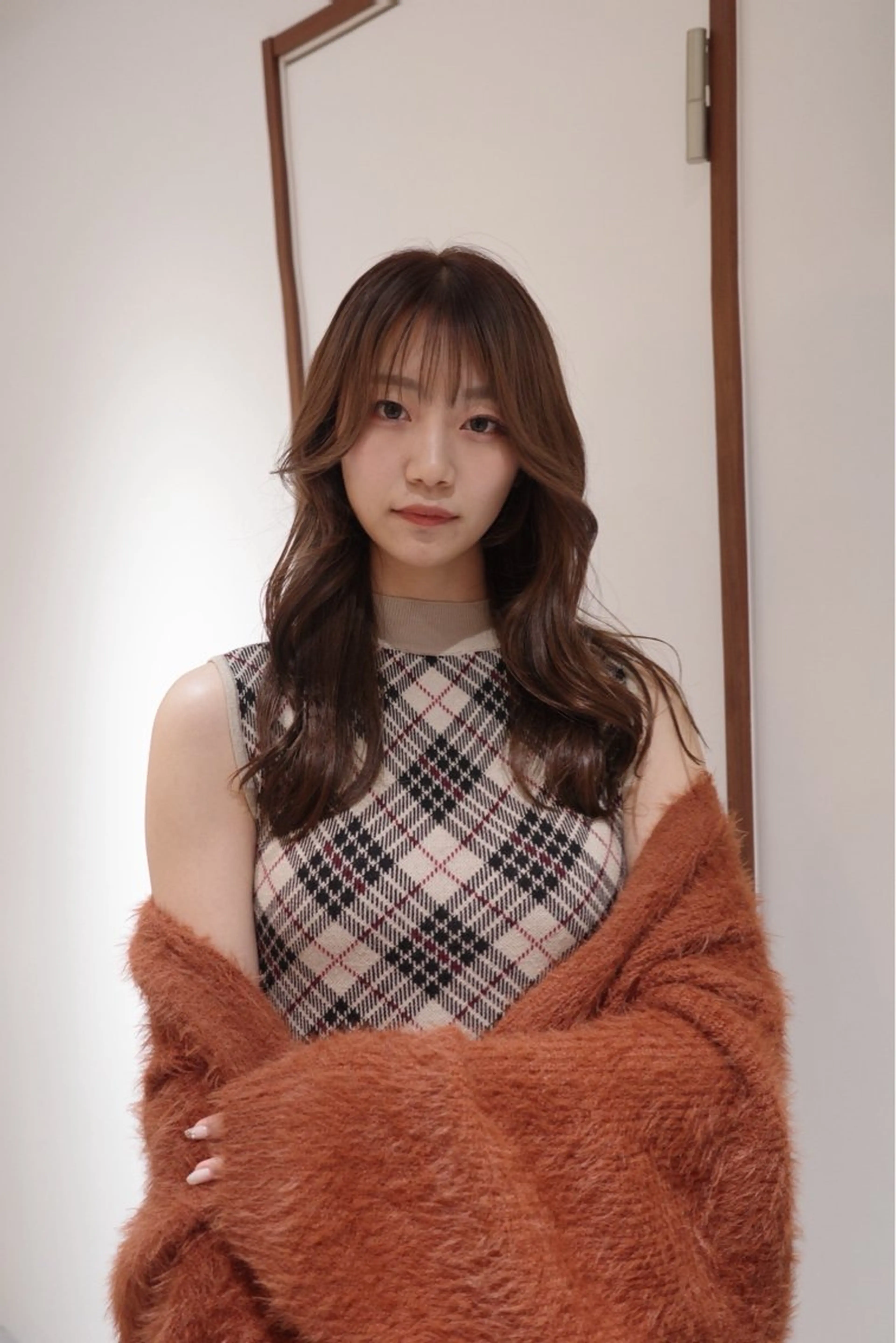 ロング カラー ヘアアレンジ カット ヘアカラー トリートメント opus 店長大和 レイヤー/赤み消しのヘアスタイル