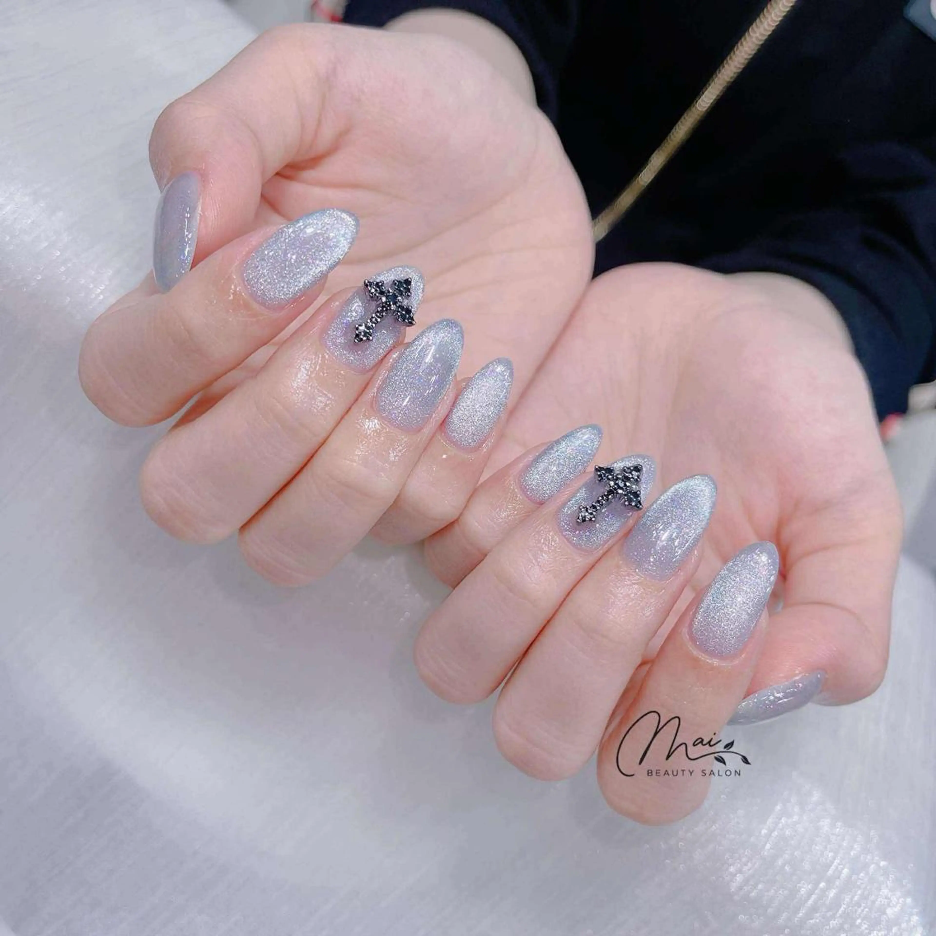 ネイル オーロラネイル チークネイル 長さ出し フラッシュネイル フットネイル MaiBeauty To  Toのネイルデザイン