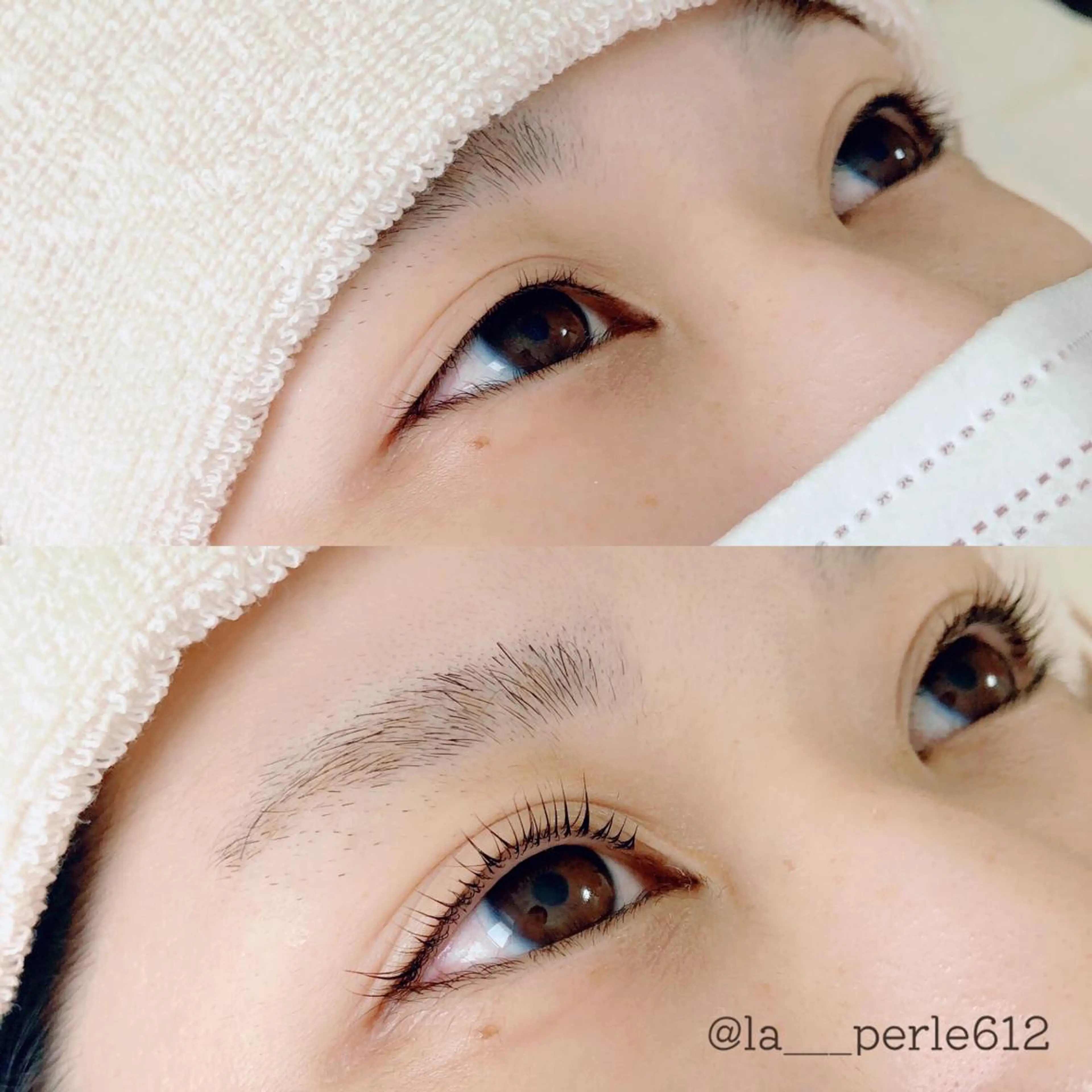 マツエク・マツパ パリジェンヌラッシュリフト 一重×まつ毛パーマ LA PERLE所属・LA PERLEのマツエク・マツパデザイン