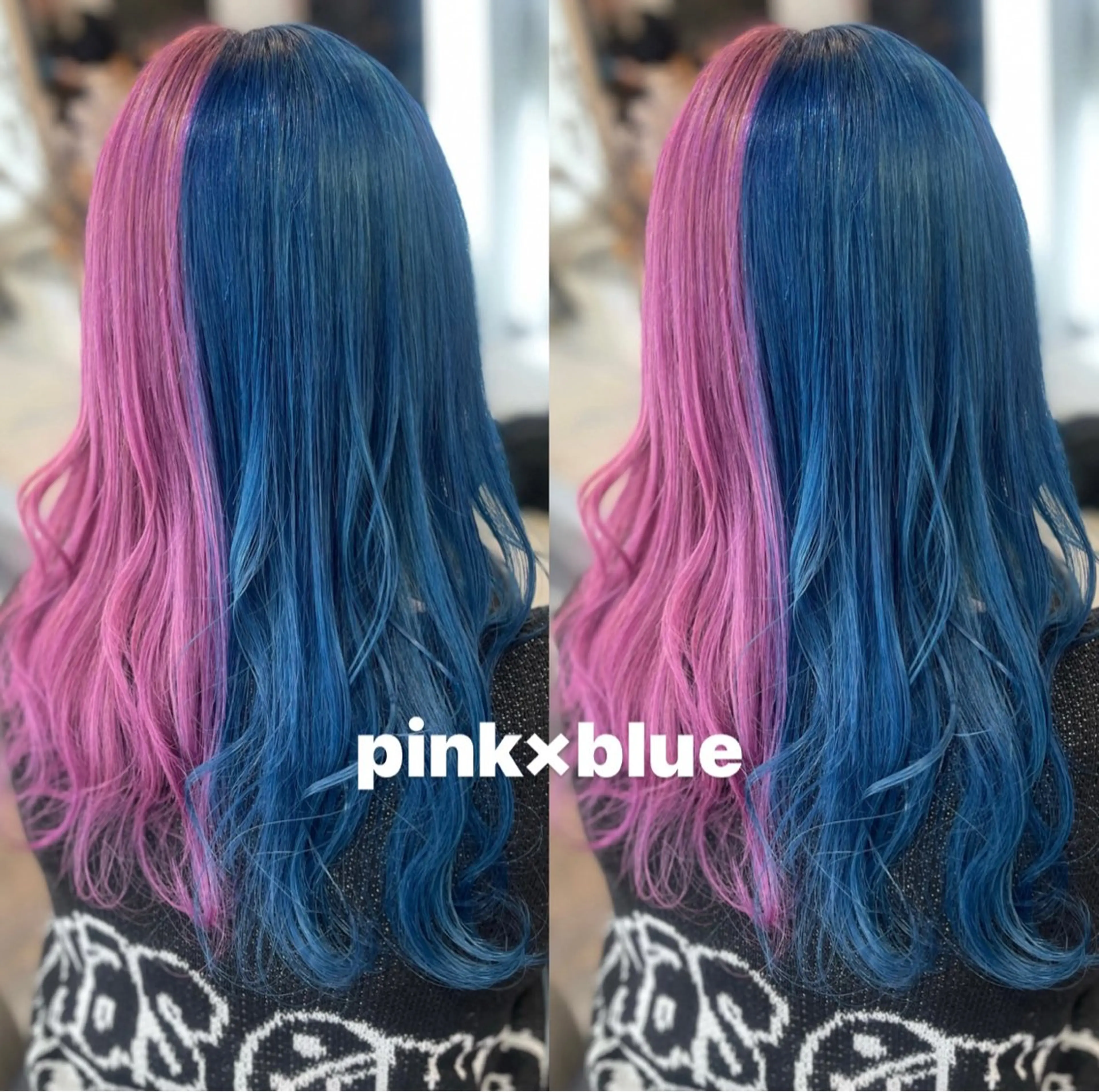 セミロング ヘアカラー 🦋ami/浦和 ブリーチカラー🦋のヘアスタイル