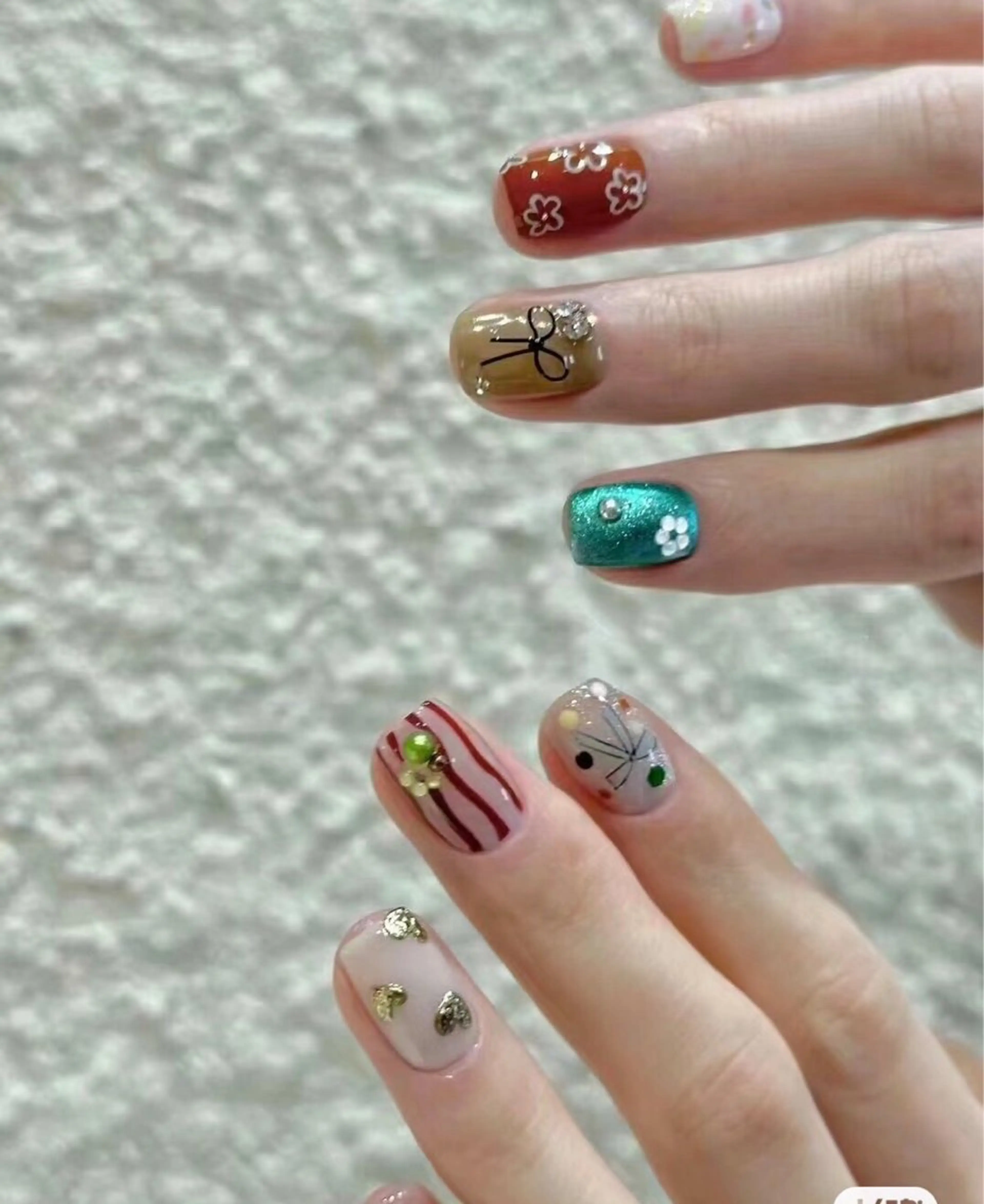 ネイル アートネイル マグネットネイル enju0422所属・谷口 雪のネイルデザイン