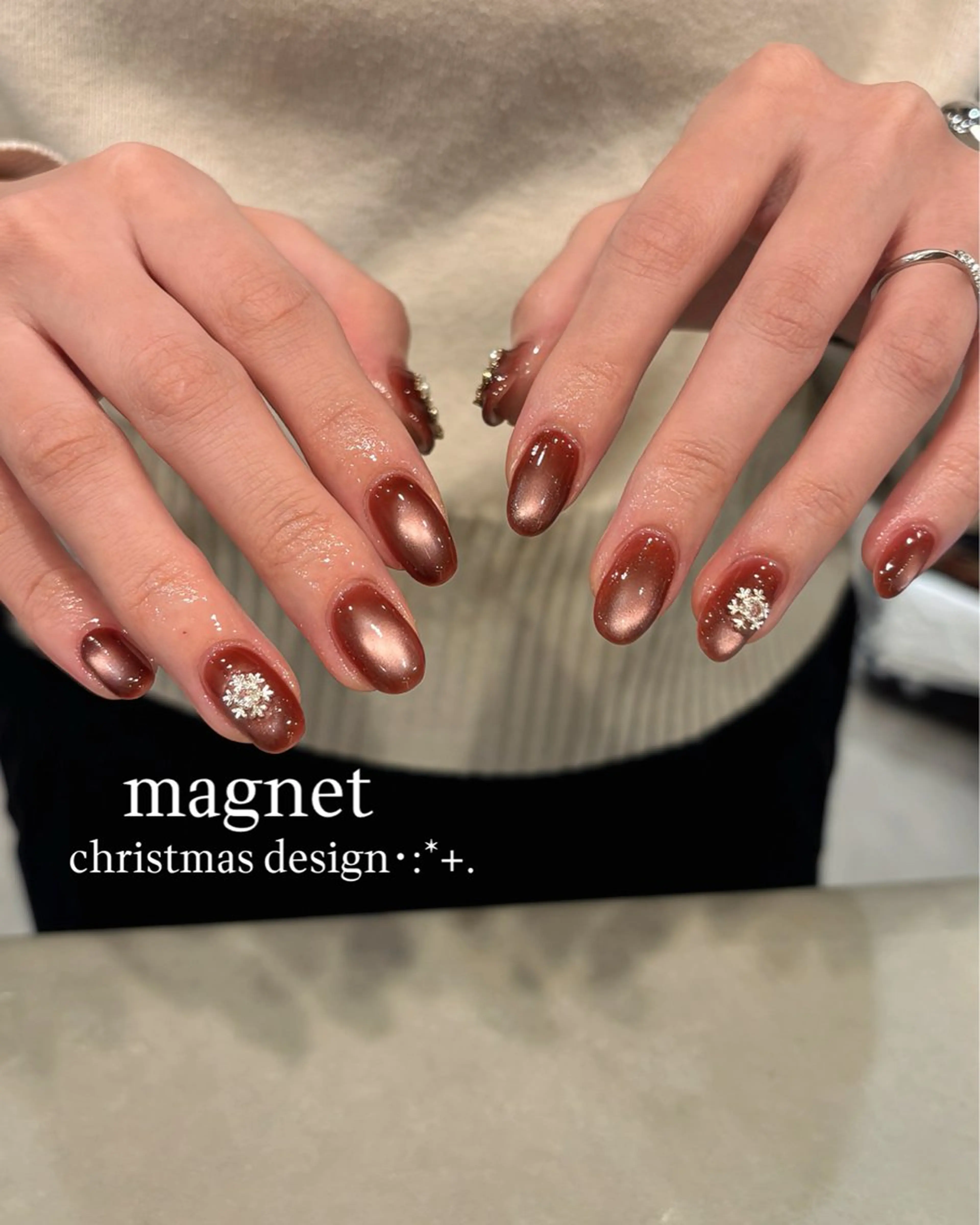 ネイル フレンチネイル 韓国ネイル マグネットネイル ニュアンスネイル ワンカラーネイル H.Inoue パラジェル認定サロンのネイルデザイン