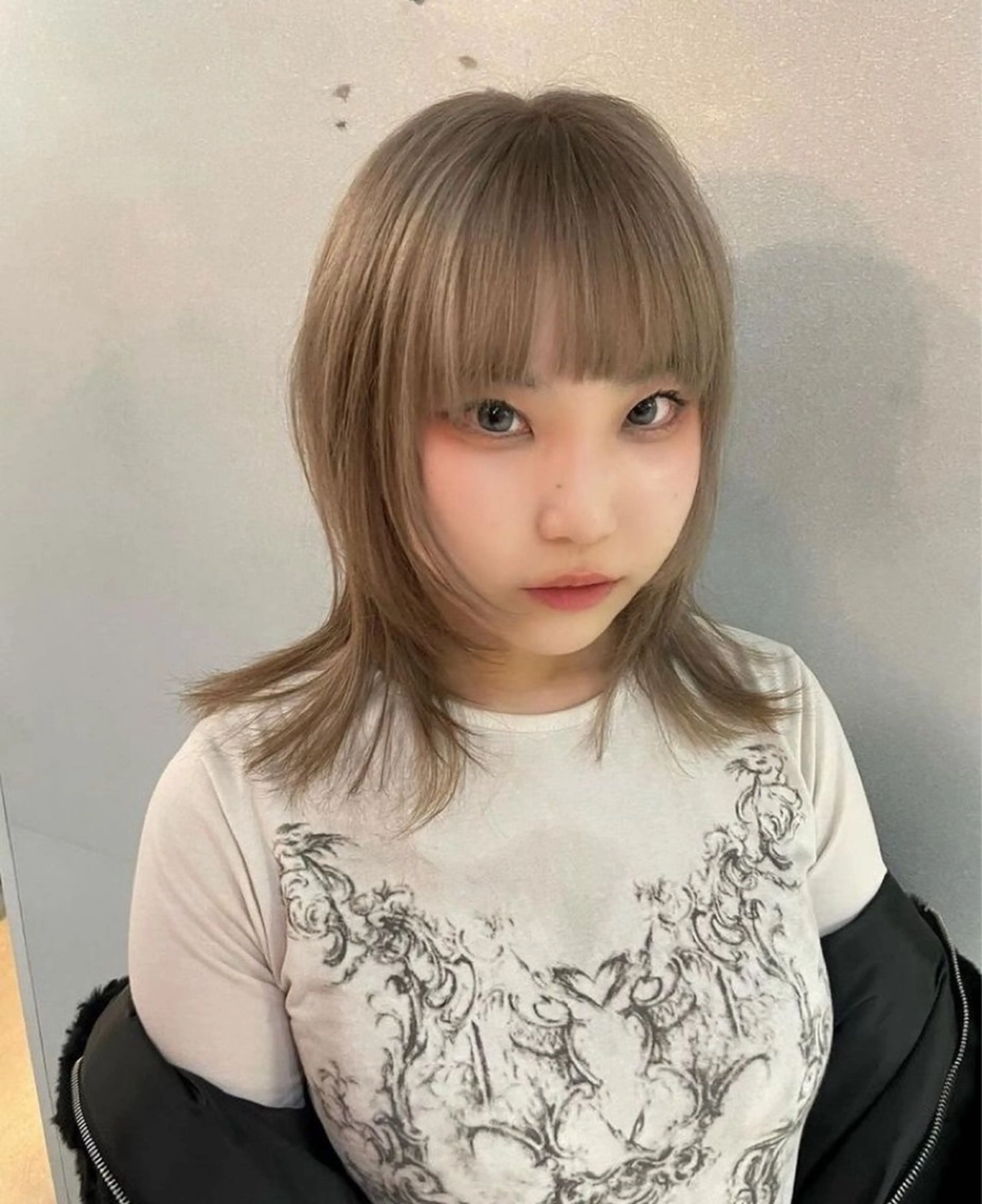 ミディアム カラー ブリーチ ヘアカラー 無料カット/ハイ トーンカラー/きらのヘアスタイル