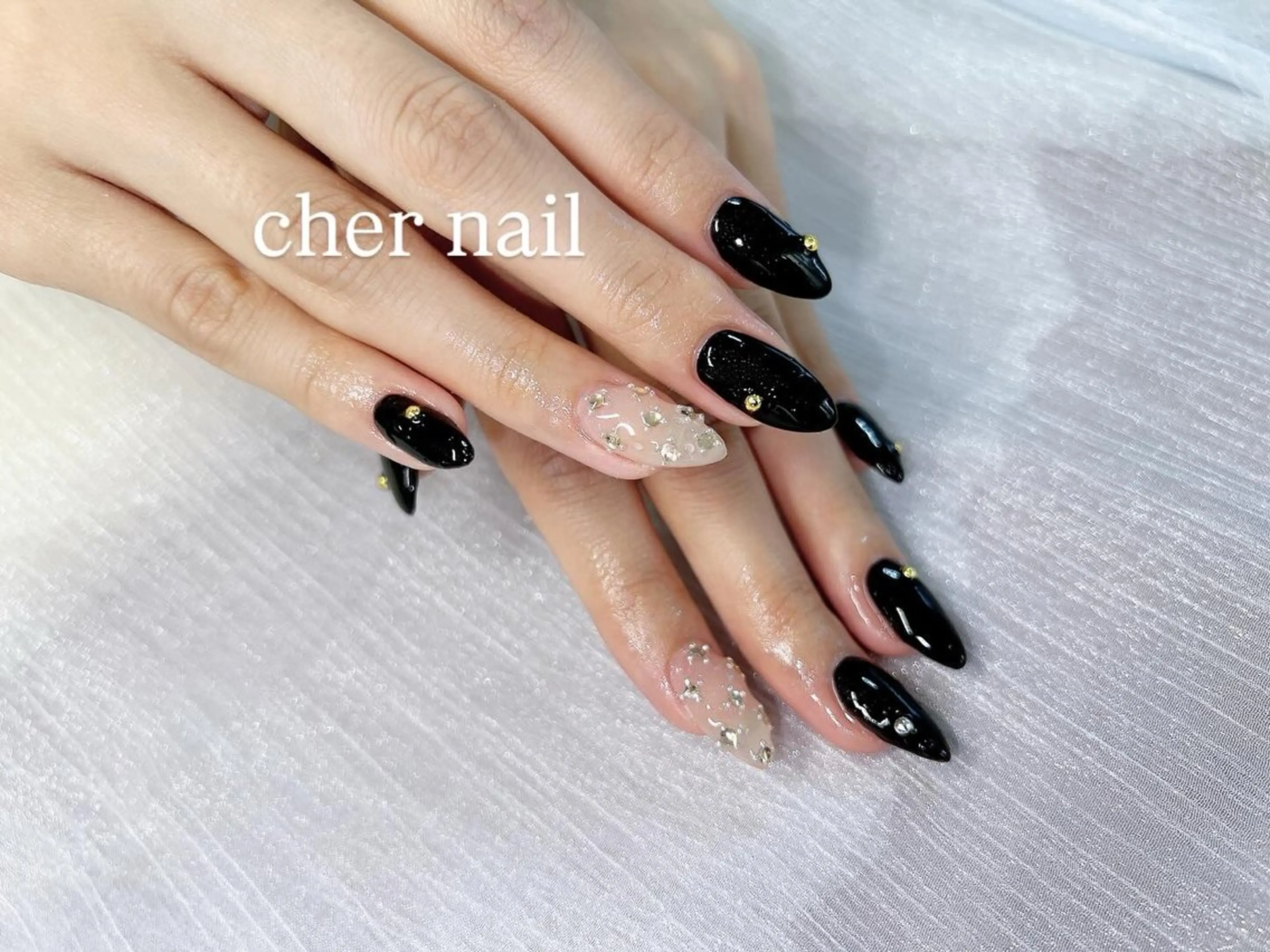 ネイル ハンドネイル CHER NAIL(シェルネイル)所属・cher loydのネイルデザイン