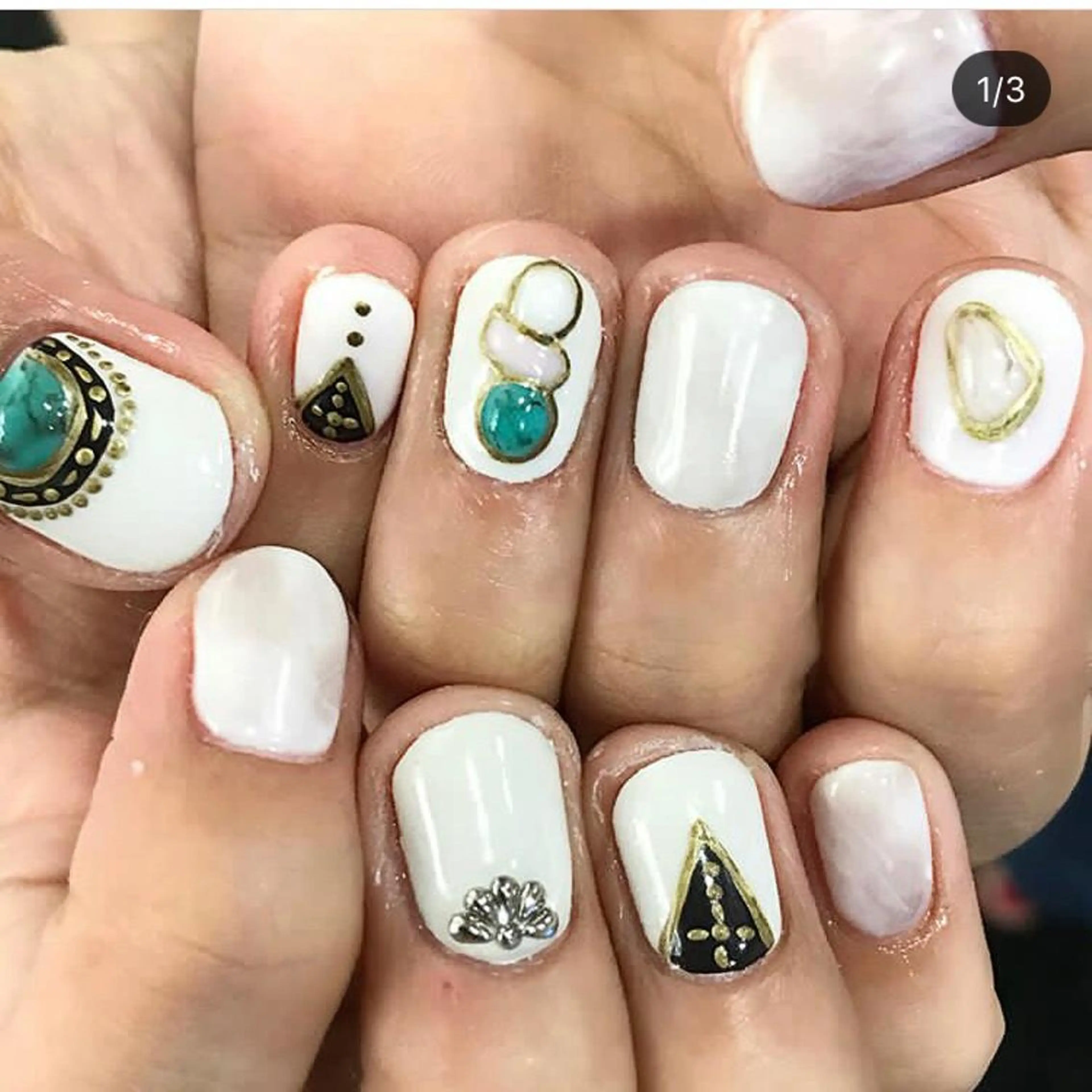 ネイル ジェルネイル 渋谷ビュレネイル Kaoruのネイルデザイン