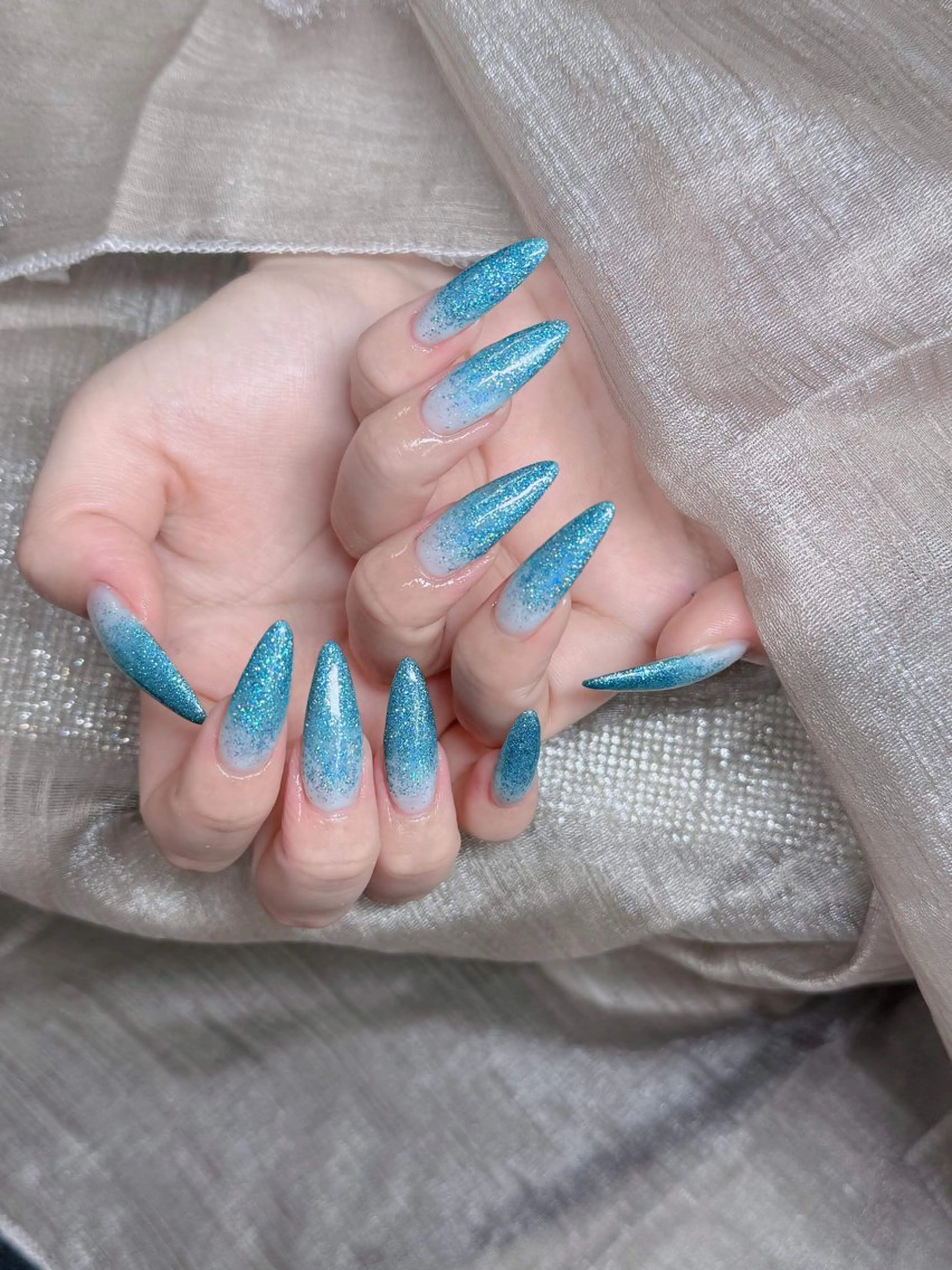 ❤️ネイルチップ10本長さだし＋グラデーション　or チーク💕の写真