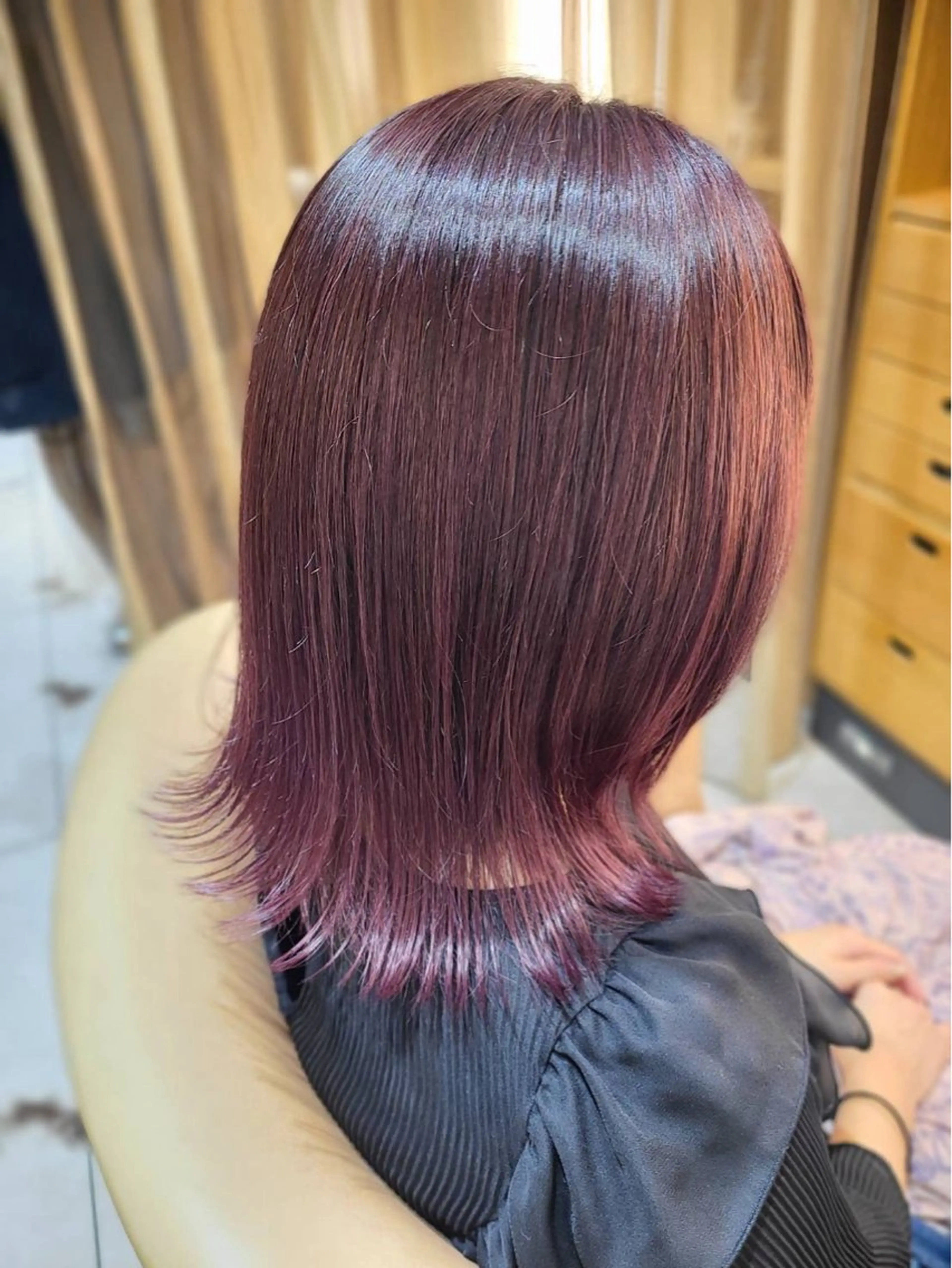 ミディアム カラー ヘアカラー AFLOAT pd+ KOBE smart salon所属・中村 光誠のヘアスタイル