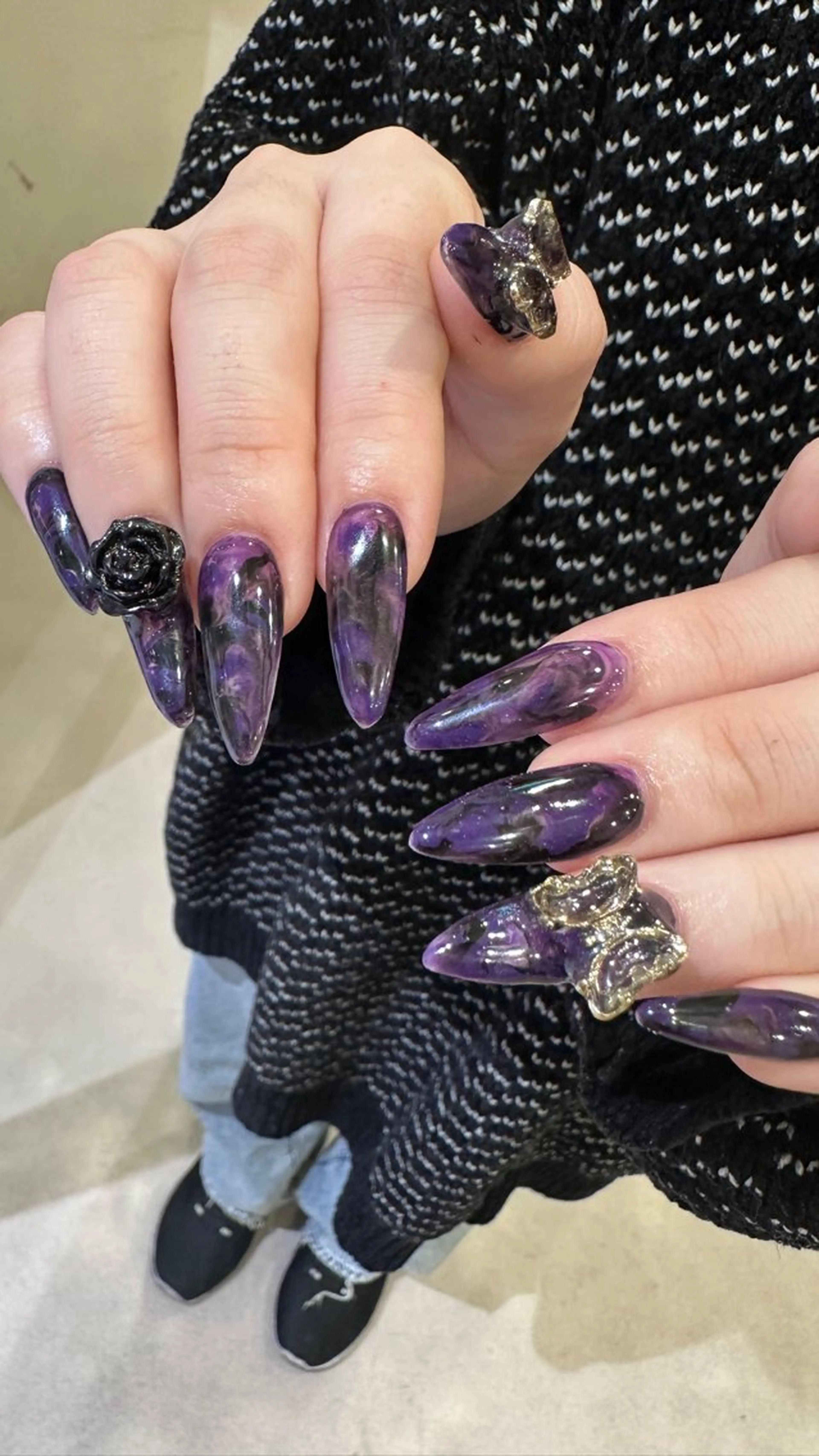 ネイル ハンドネイル 👽個性派ネイル🎀 komachiのヘアスタイル