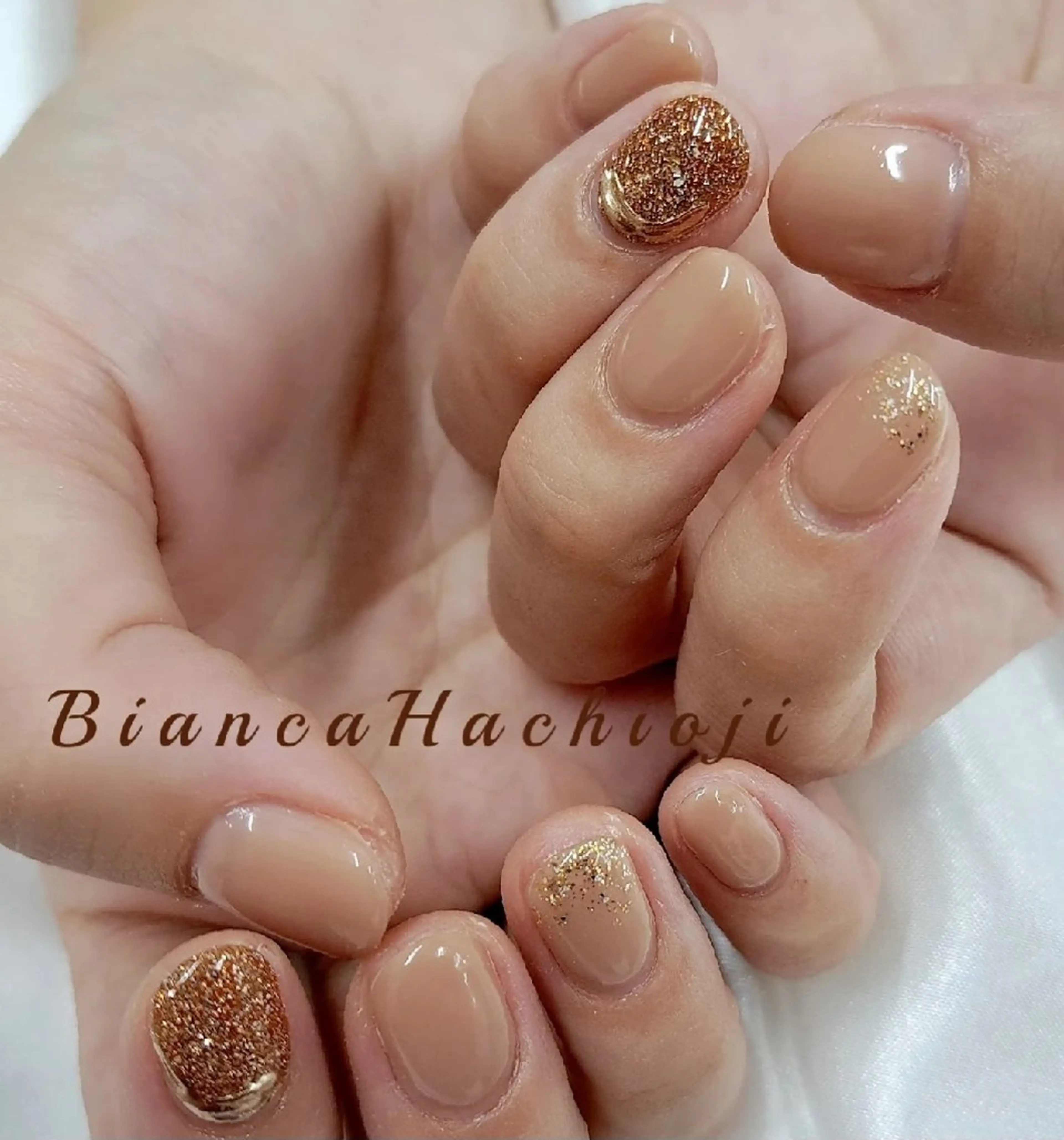 ネイル アートネイル フラッシュネイル マグネットネイル ハンドネイル Bianca八王子 まえさだのネイルデザイン