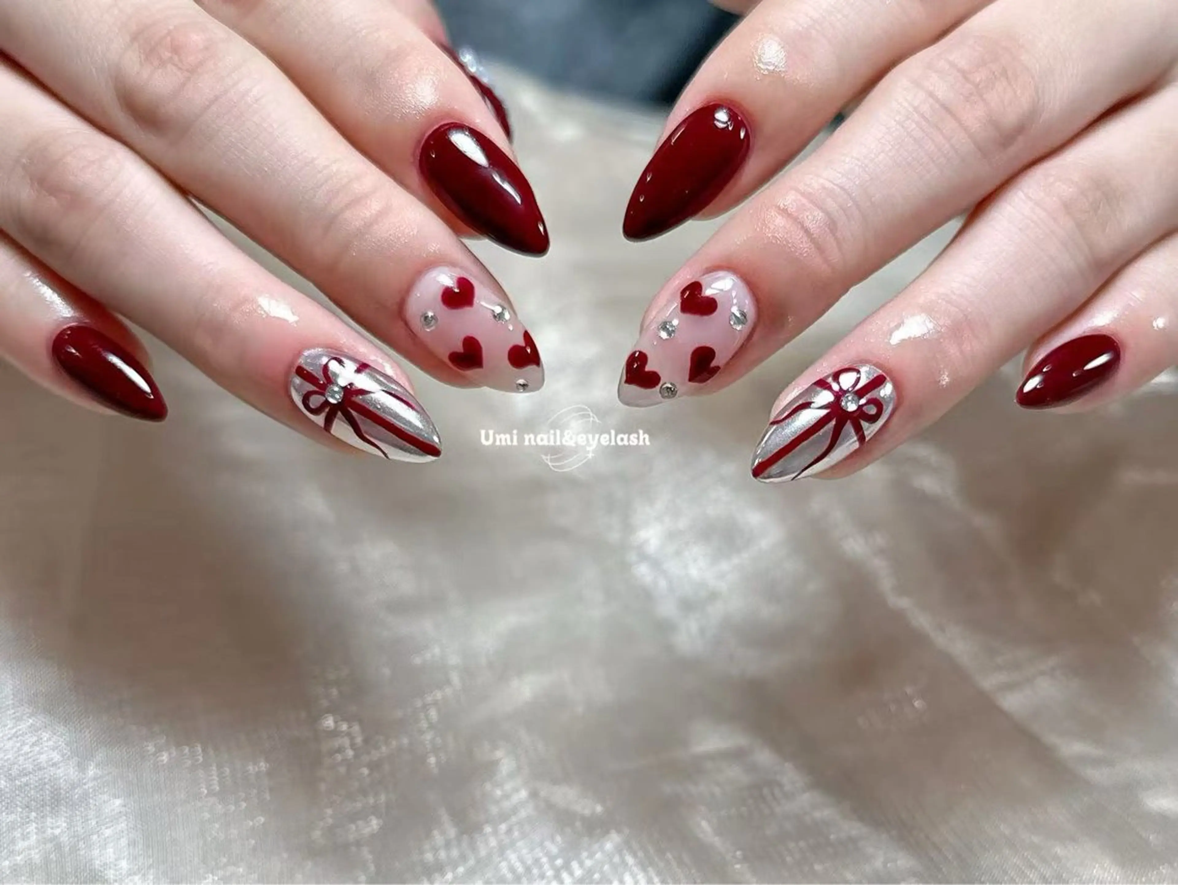 ❤️ 持ち込みデザインアート4本まで¥6980❤️の写真