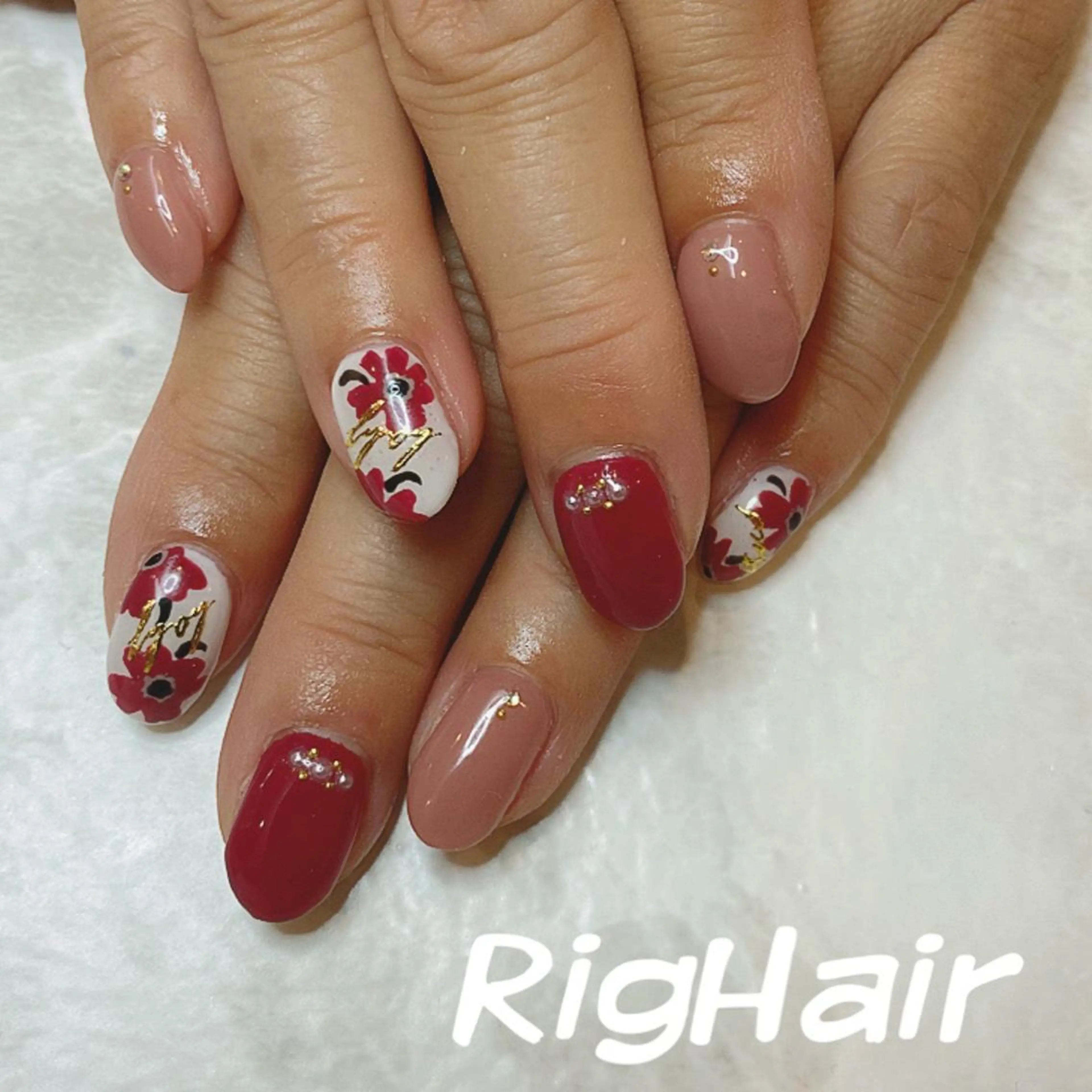 ネイル RigHair所属・RigHair MIZUHOのネイルデザイン