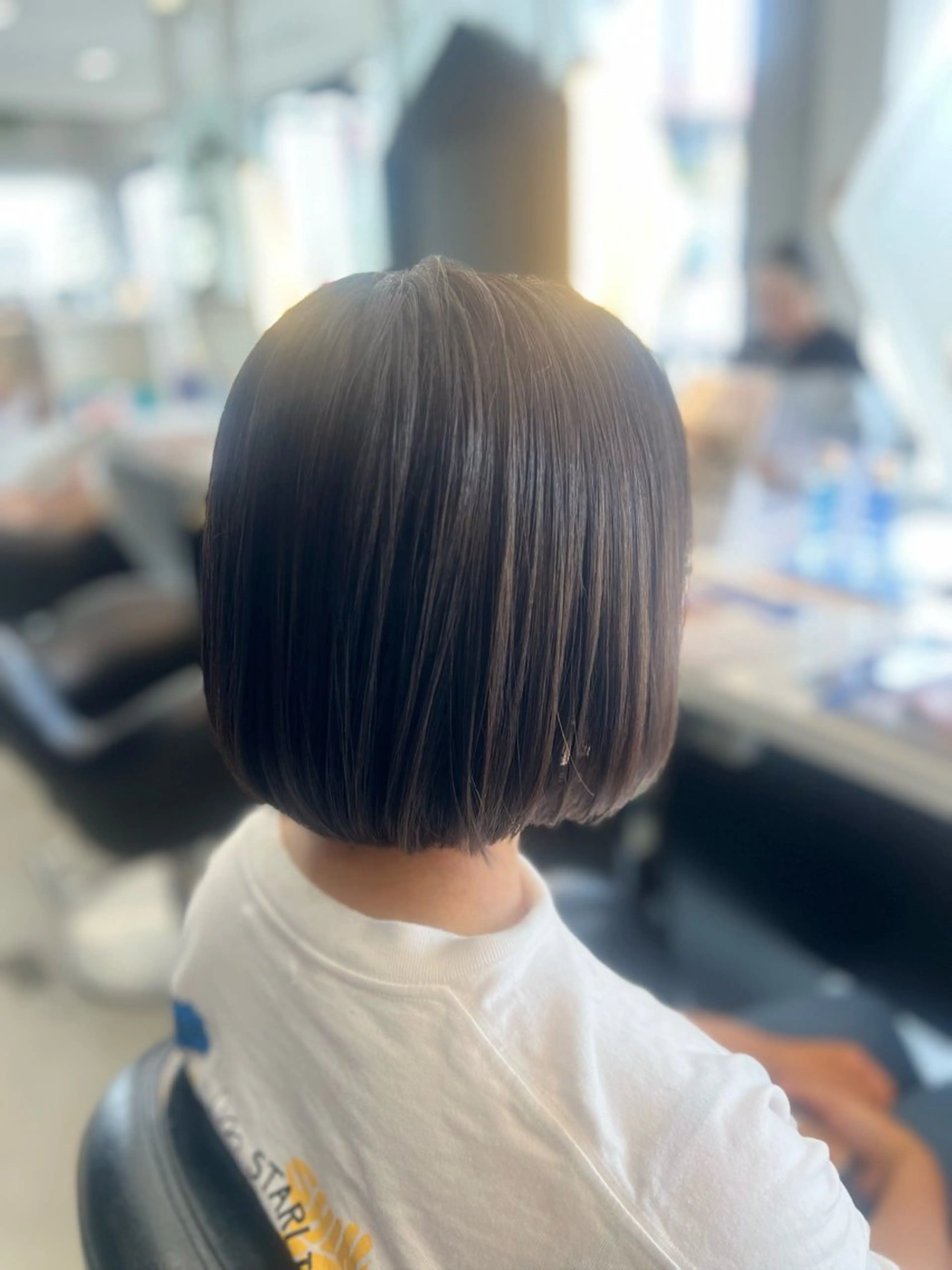 ショート カット ヘッドスパ 韓国風顔まわり/ベー ジュ/マツエク♡美咲のヘアスタイル