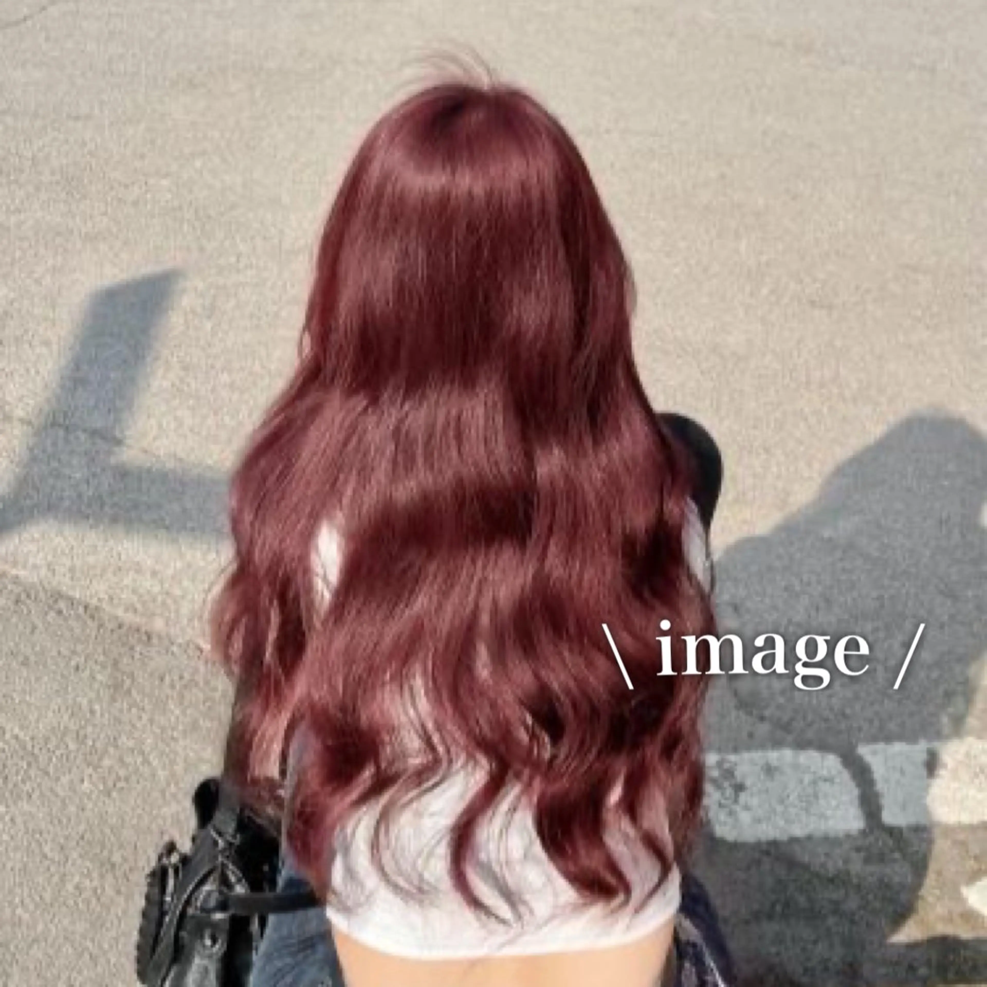 セミロング カラー ヘアアレンジ ブリーチ ダブルカラー ブリーチなしカラー ❣️ブリーチなし暖色 ayu❣️のヘアスタイル