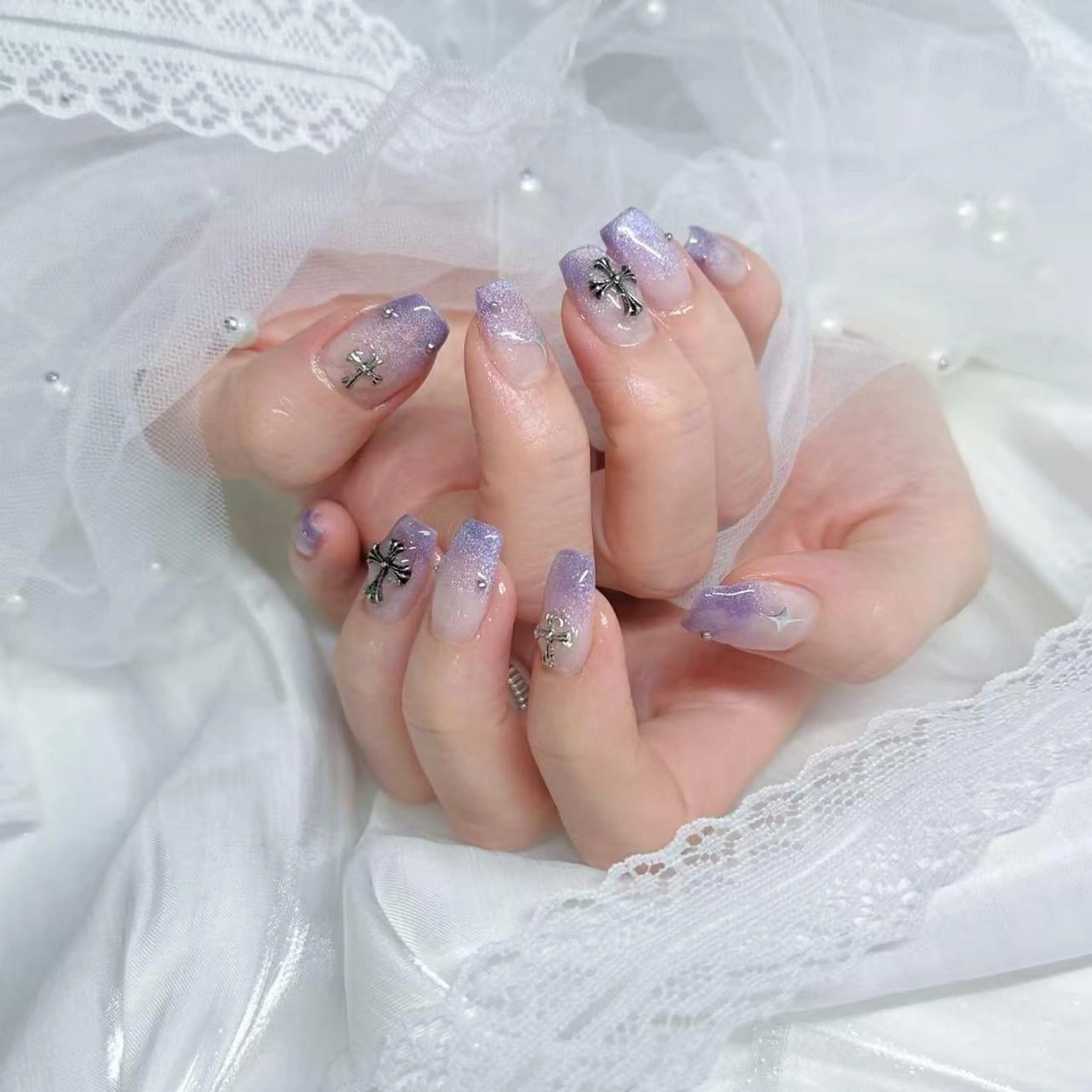 ネイル 長さ出し フレンチネイル ジェルネイル マグネットネイル 持ち込み ハンドネイル ハンドケア The Nail & Eye Lashのその他イメージ