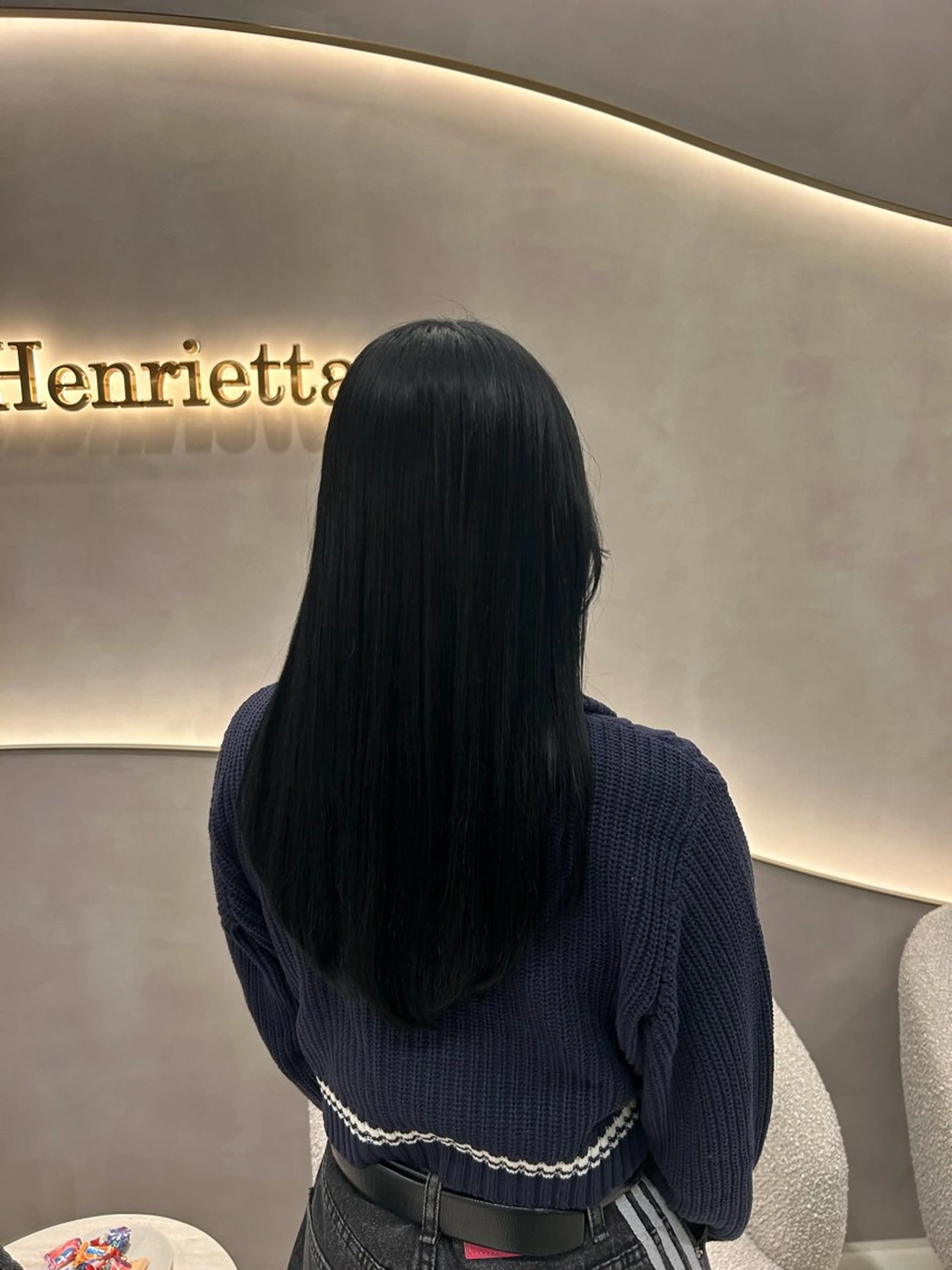 ロング 清水 結生のヘアスタイル