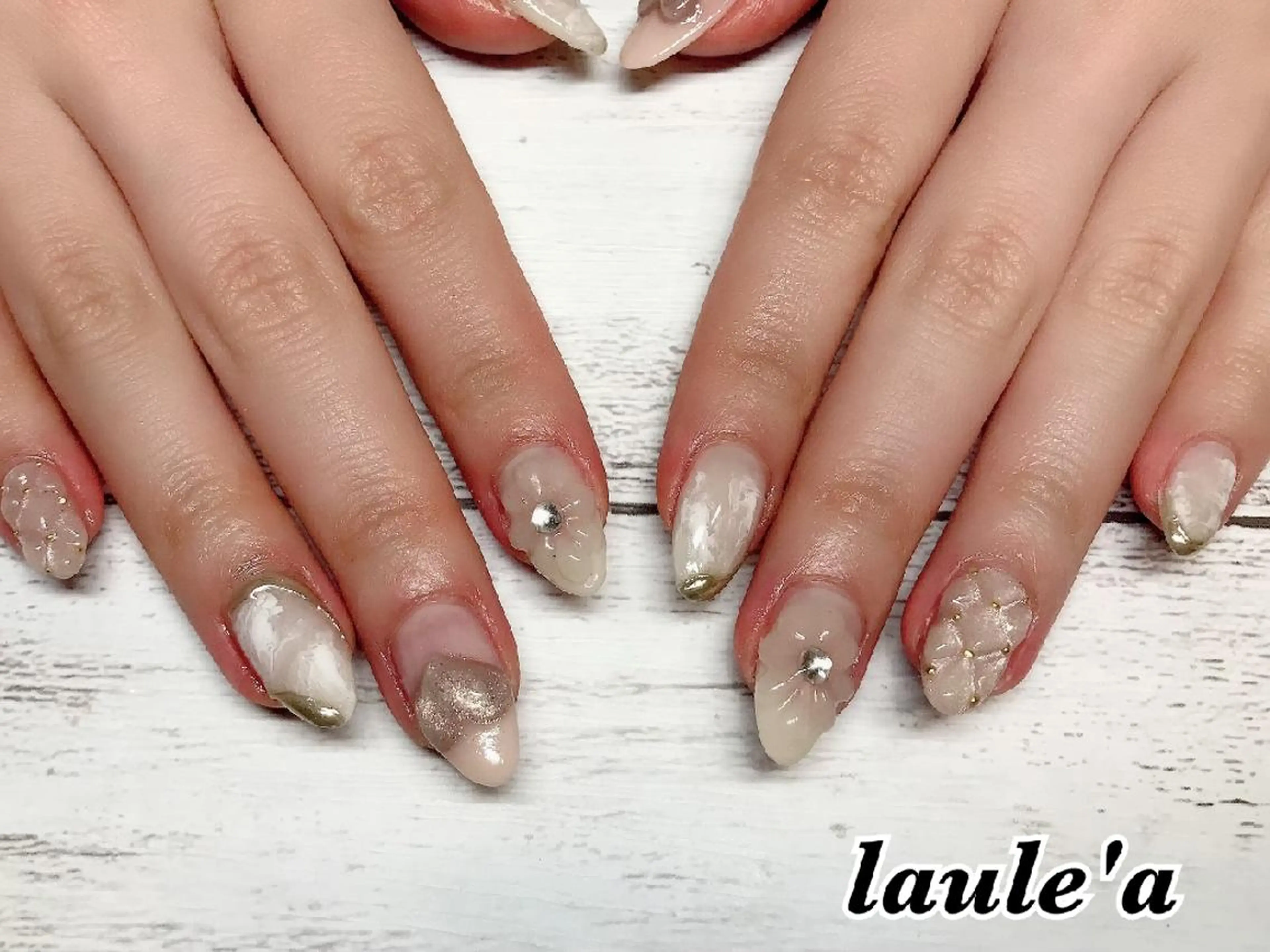 ネイル ハンドネイル Rグループ felizのネイルデザイン