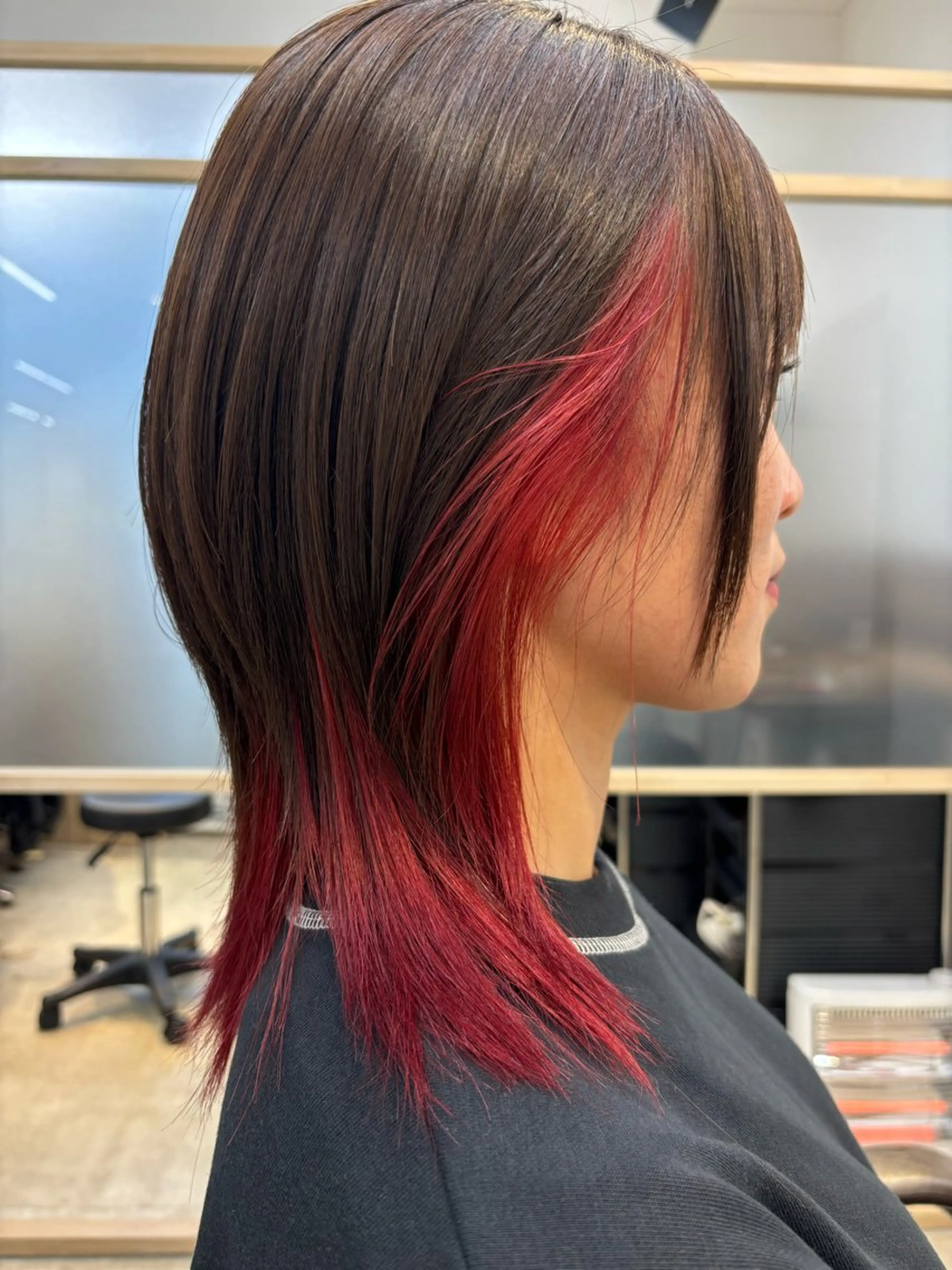 ミディアム 💫扱いやすい ／レイヤー/小林陸のヘアスタイル