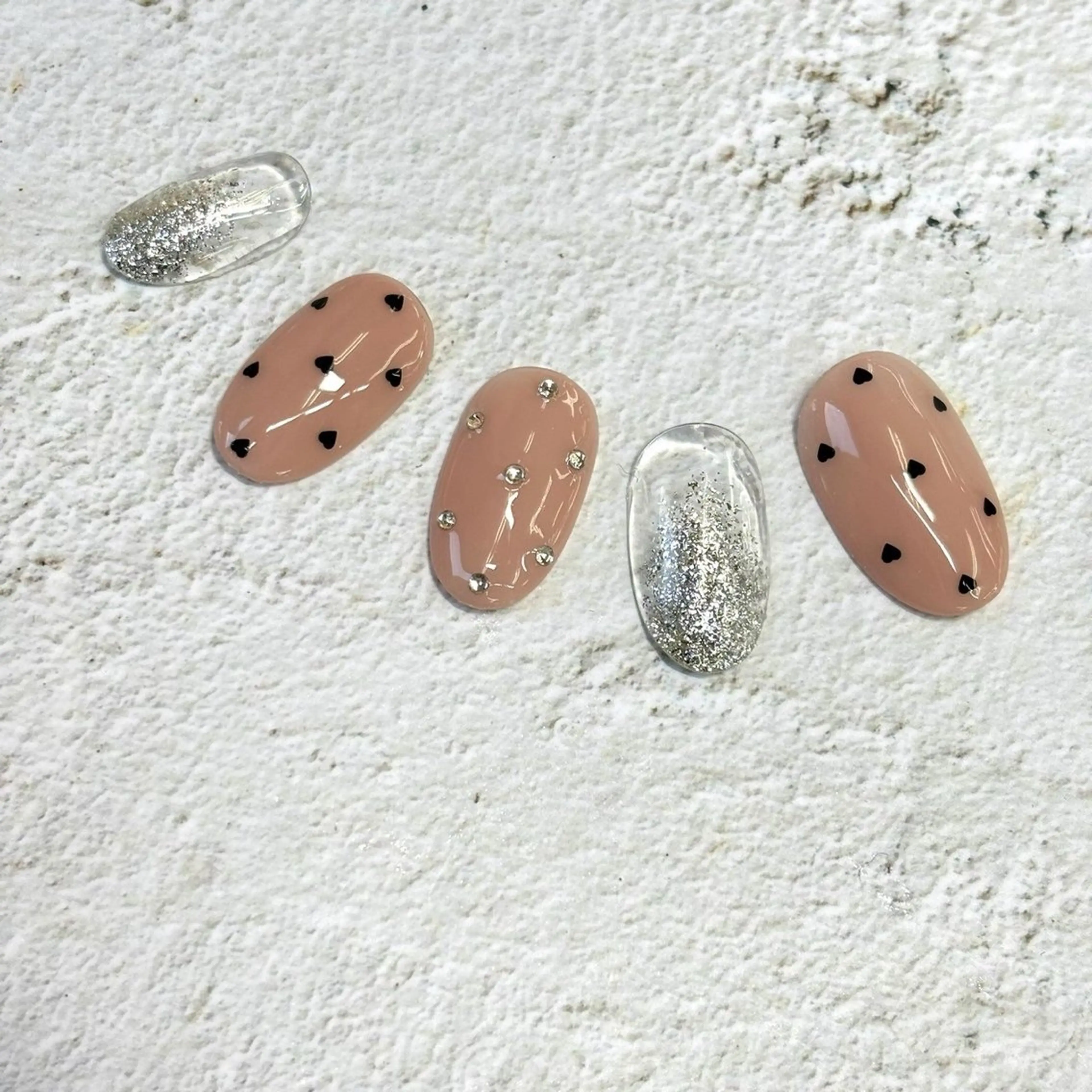 ネイル ⭐︎休業中の練習⭐︎ JNA認定講師髙橋のネイルデザイン