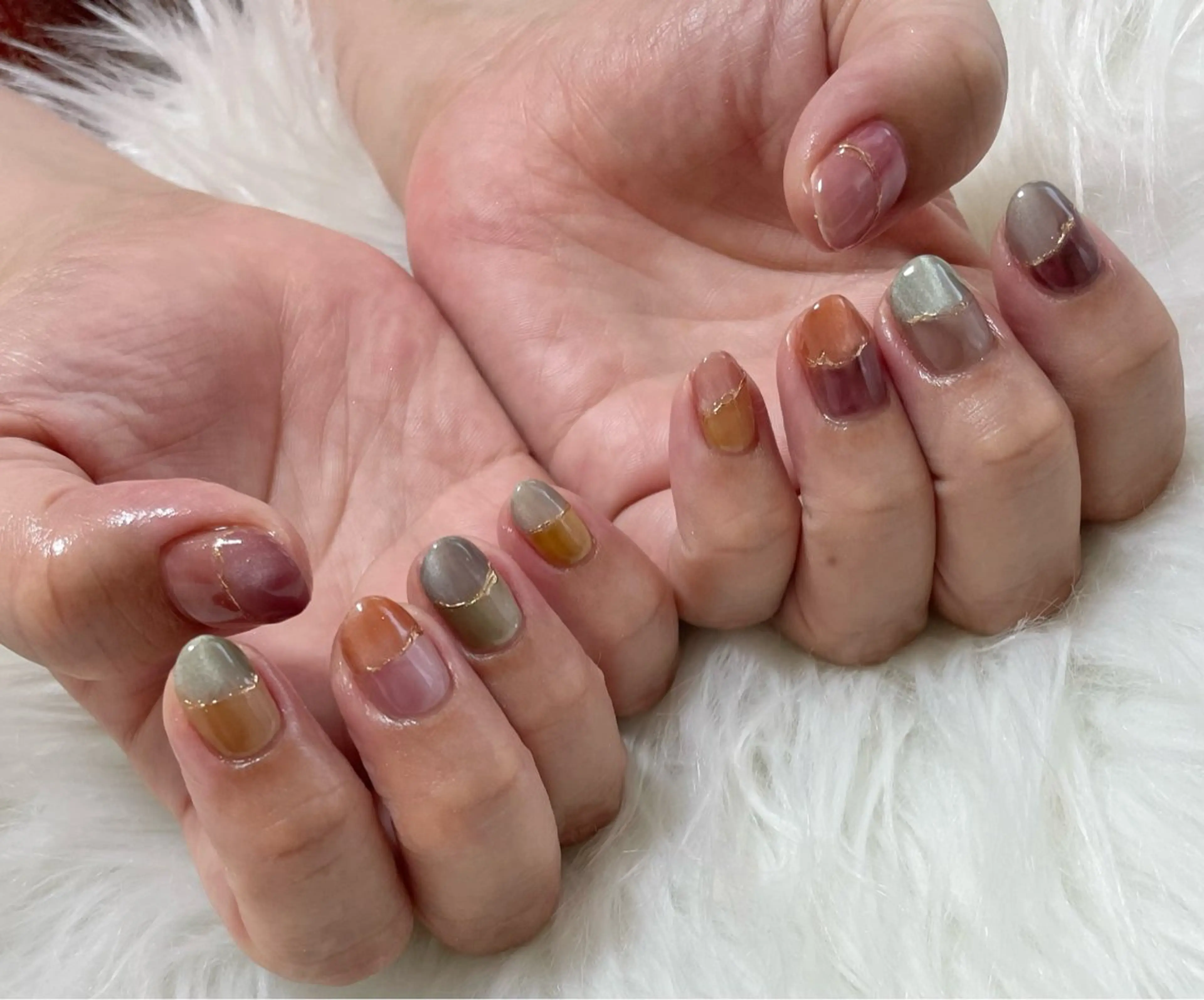 ネイル ハンドネイル nail salon HIRUKANAのネイルデザイン