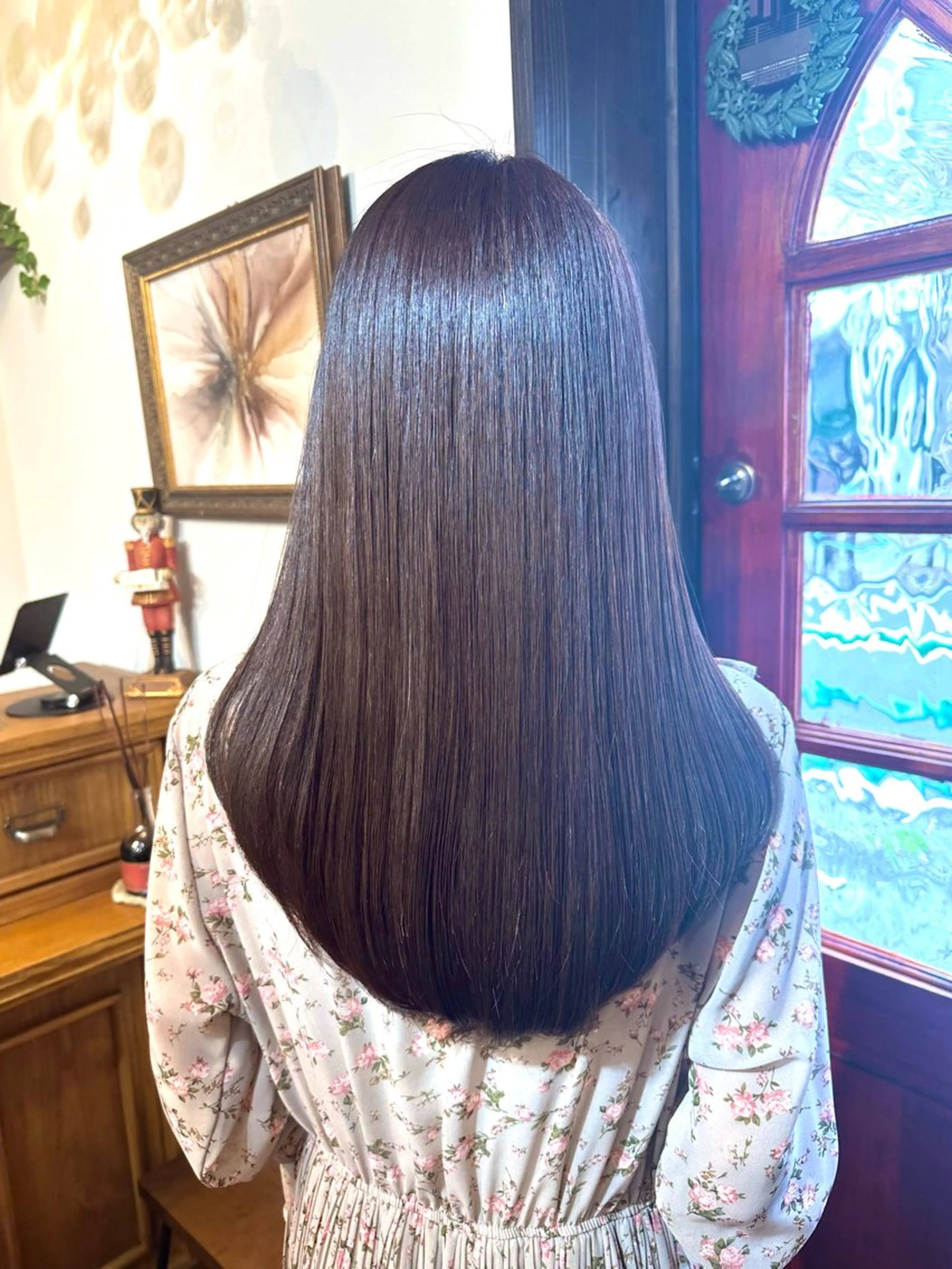 ロング ヘアカラー トリートメント 伏田 遼馬のヘアスタイル