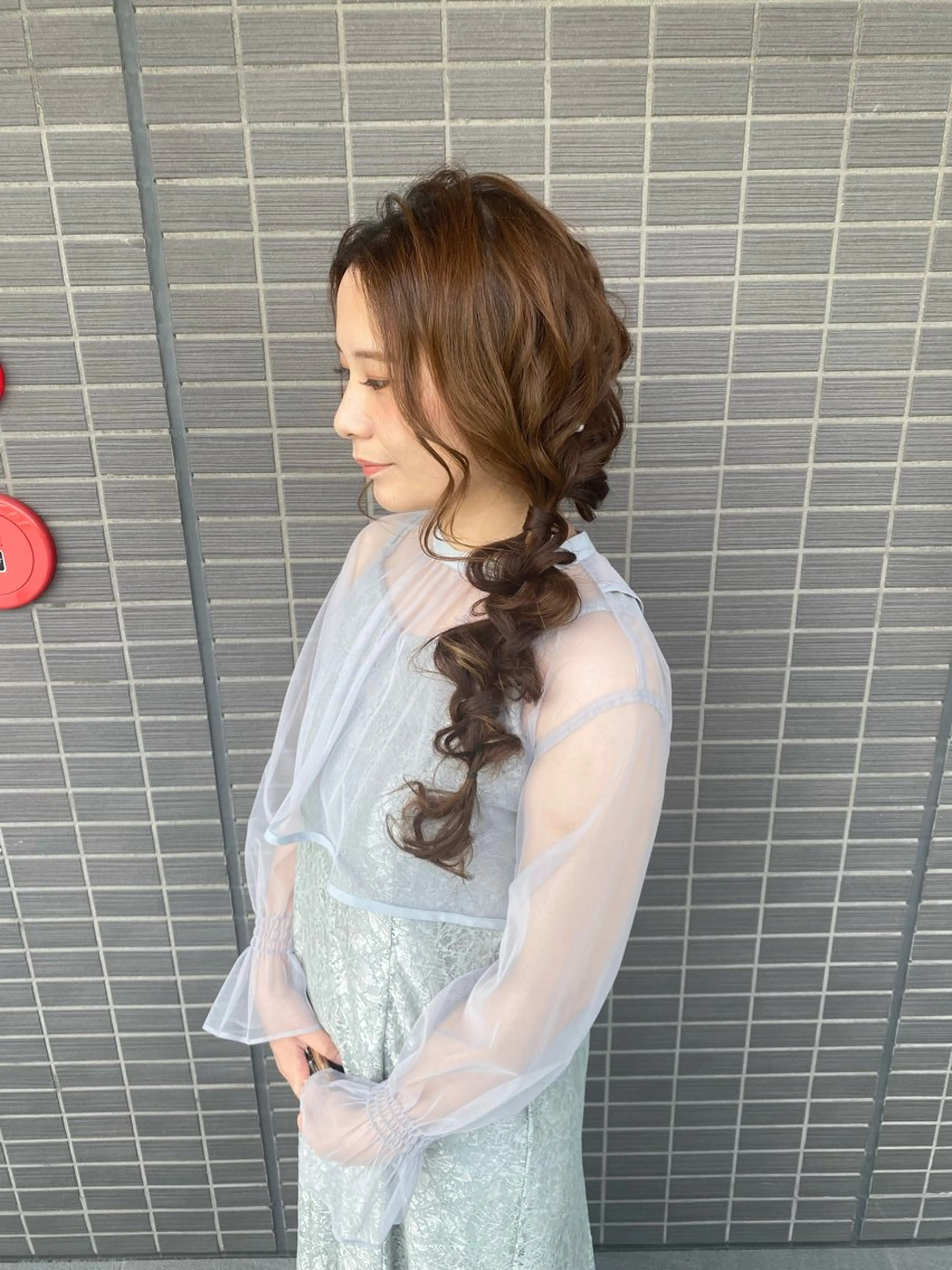 ロング ヘアアレンジ 友利 翔太のヘアスタイル
