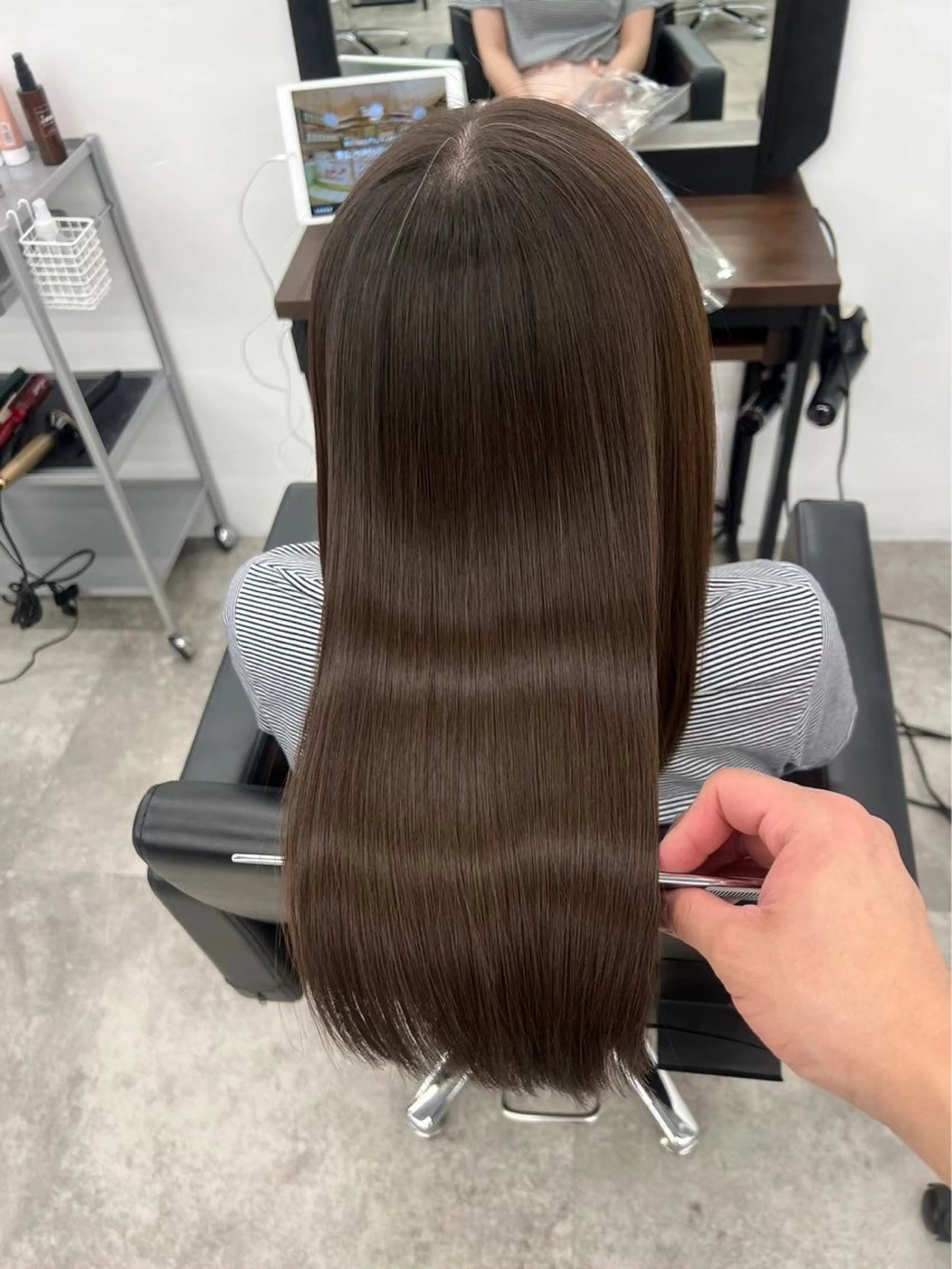 カラー ケアカラー Hikaru艶カラー /メンズカットのヘアスタイル