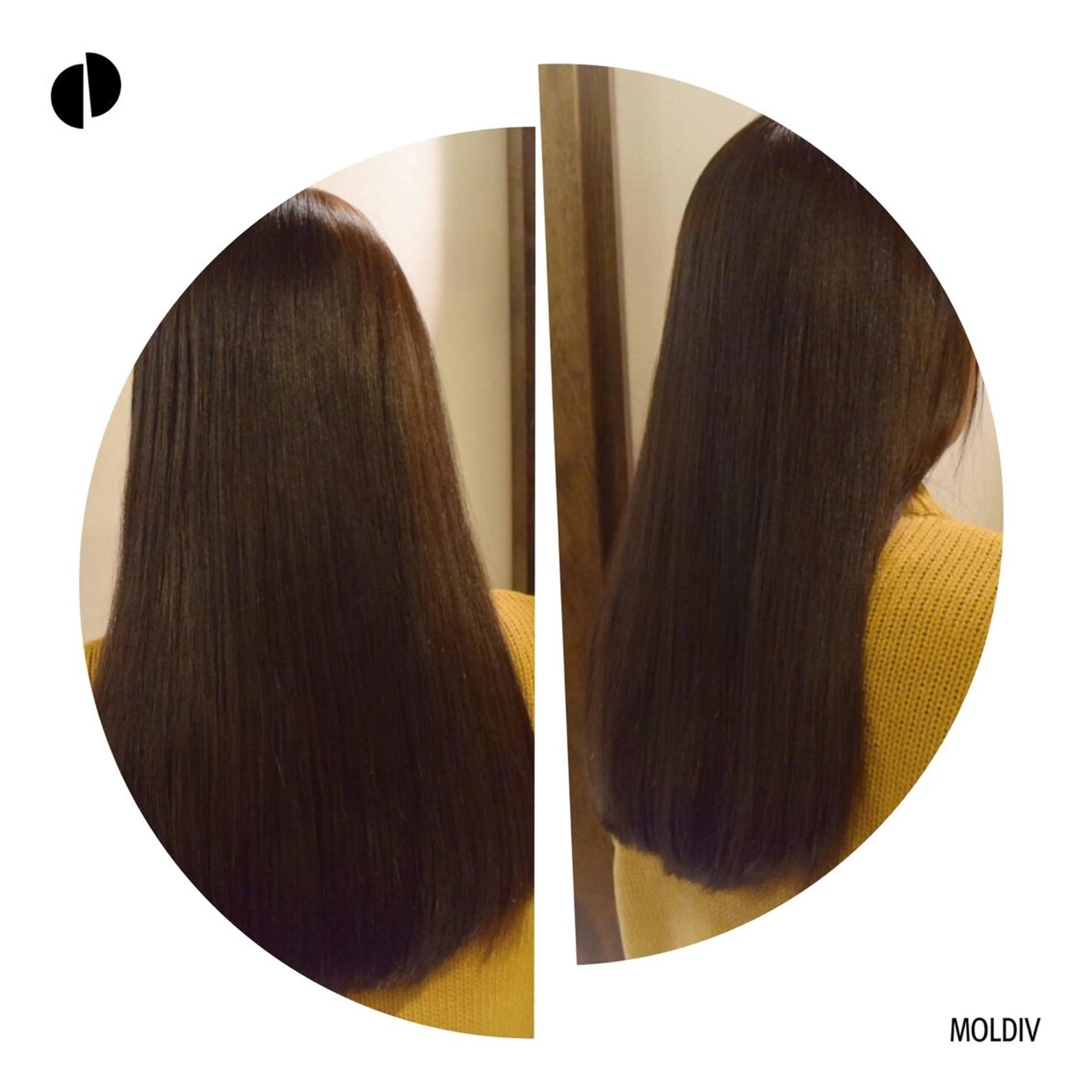 ロング カラー ブラウンカラー チョコレートブラウン ✨縮毛矯正✨髪質改善 ナカシマ ユミのヘアスタイル