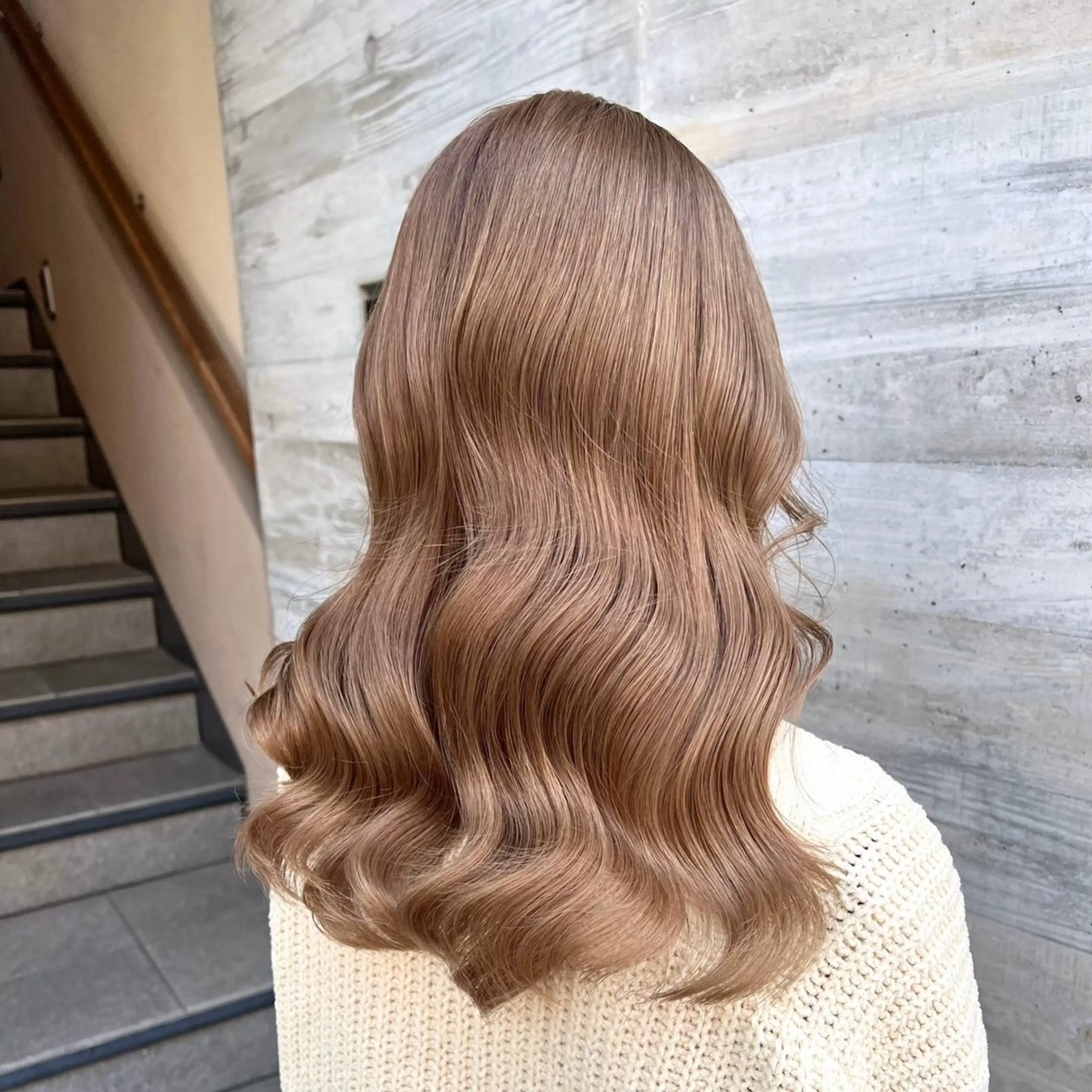 セミロング カラー ParveMix 🩶🫧入江 香名のヘアスタイル