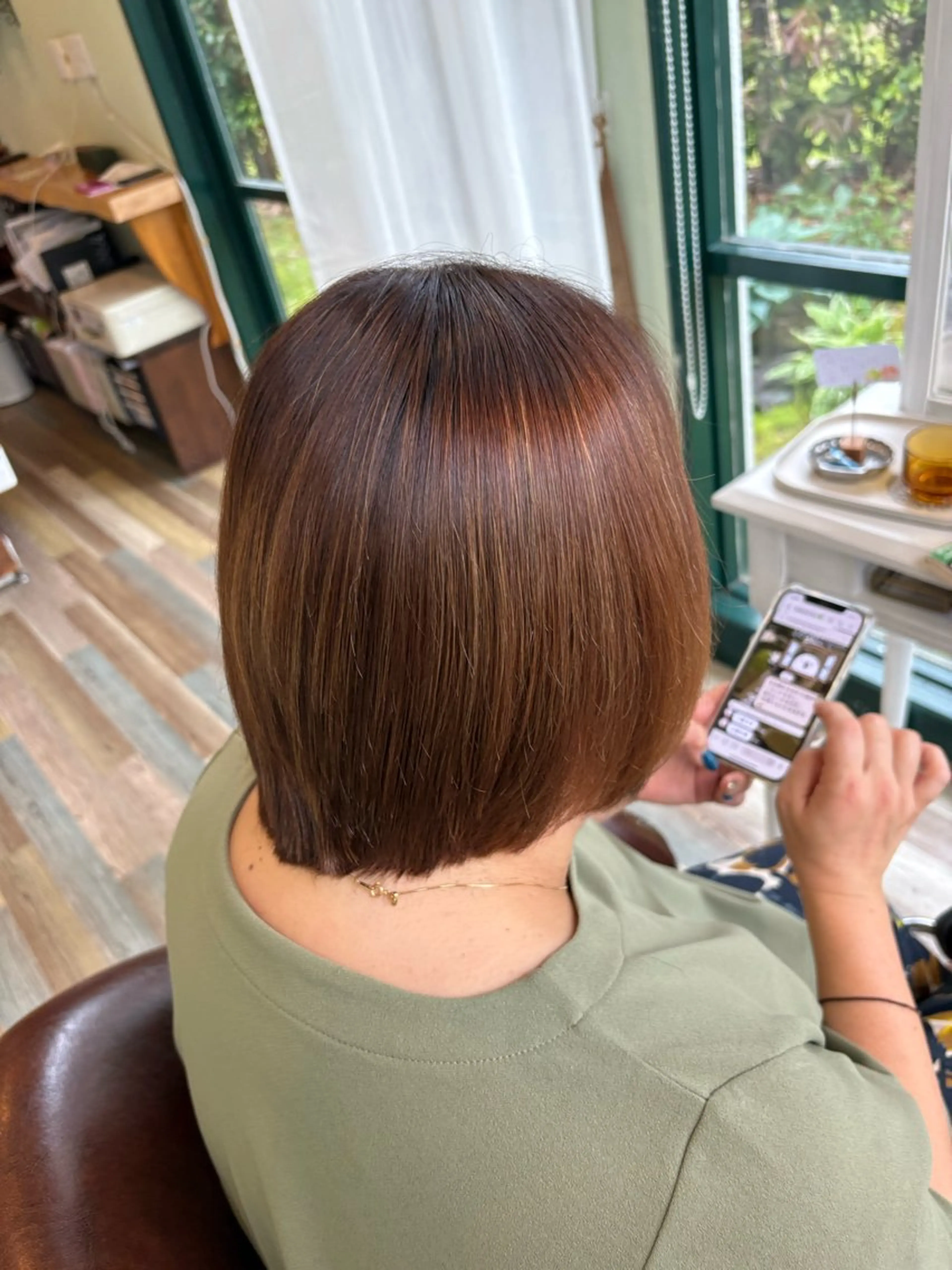 ショート 縮毛矯正 フナビキ ユウキのヘアスタイル