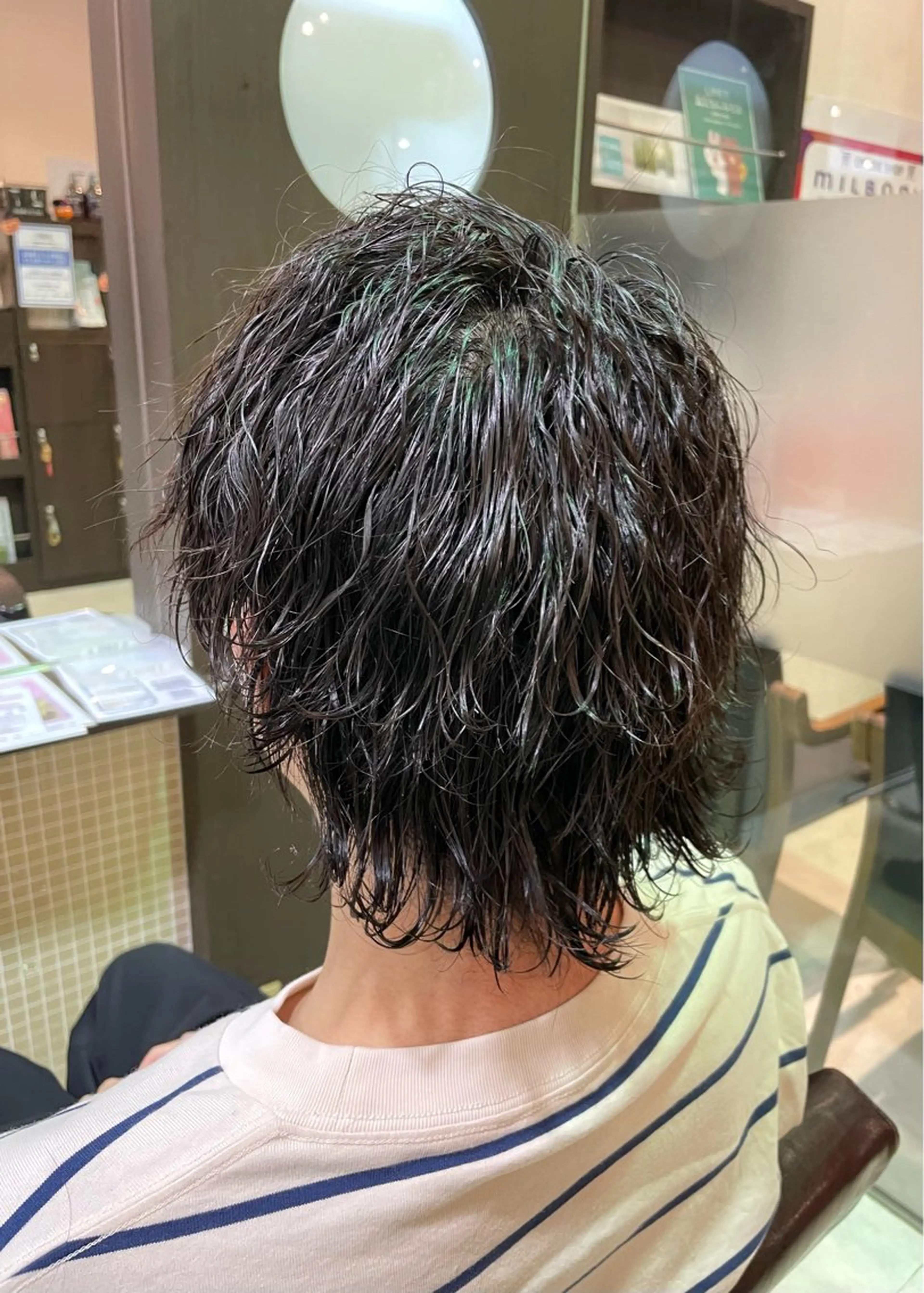 パーマ メンズ カット パーマ 柿沼  洸太のヘアスタイル