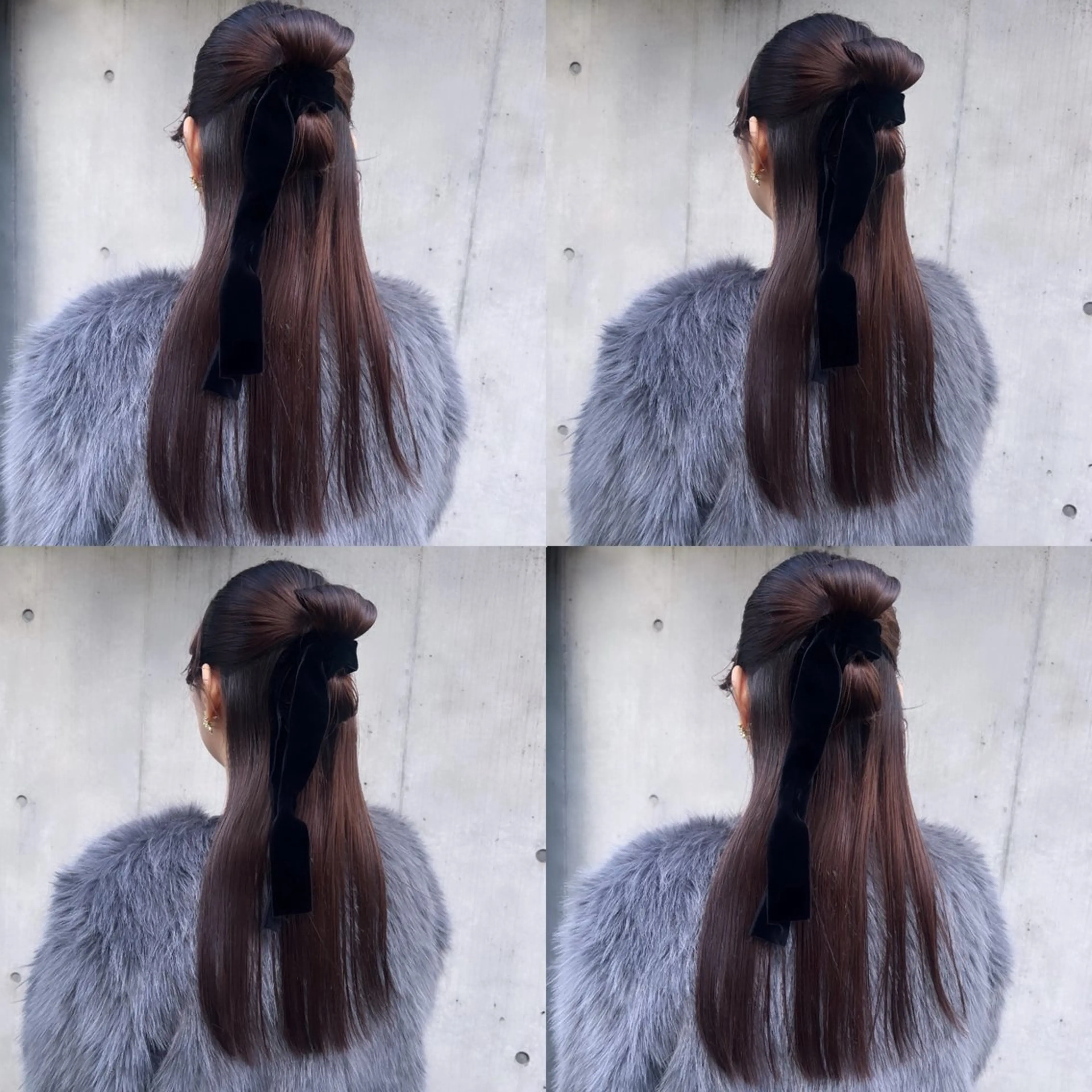 セミロング ヘアアレンジ 結婚式・ブライダル ヘアセット カジュアルを女っぽく 𝗮𝘆𝗮𝗰𝗼のヘアスタイル