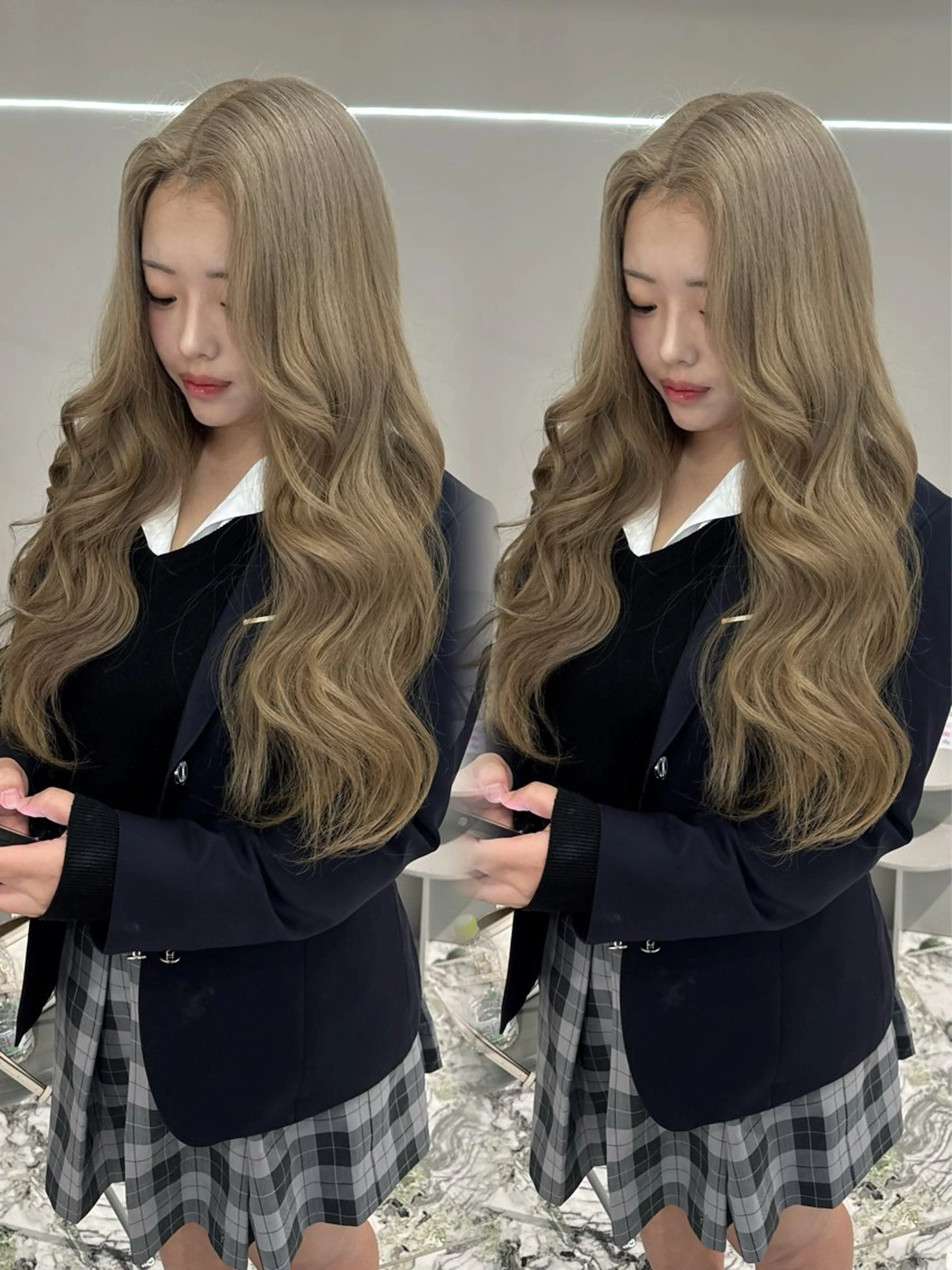 ロング カラー GEM/ハイトーン /名駅/kanaeのヘアスタイル