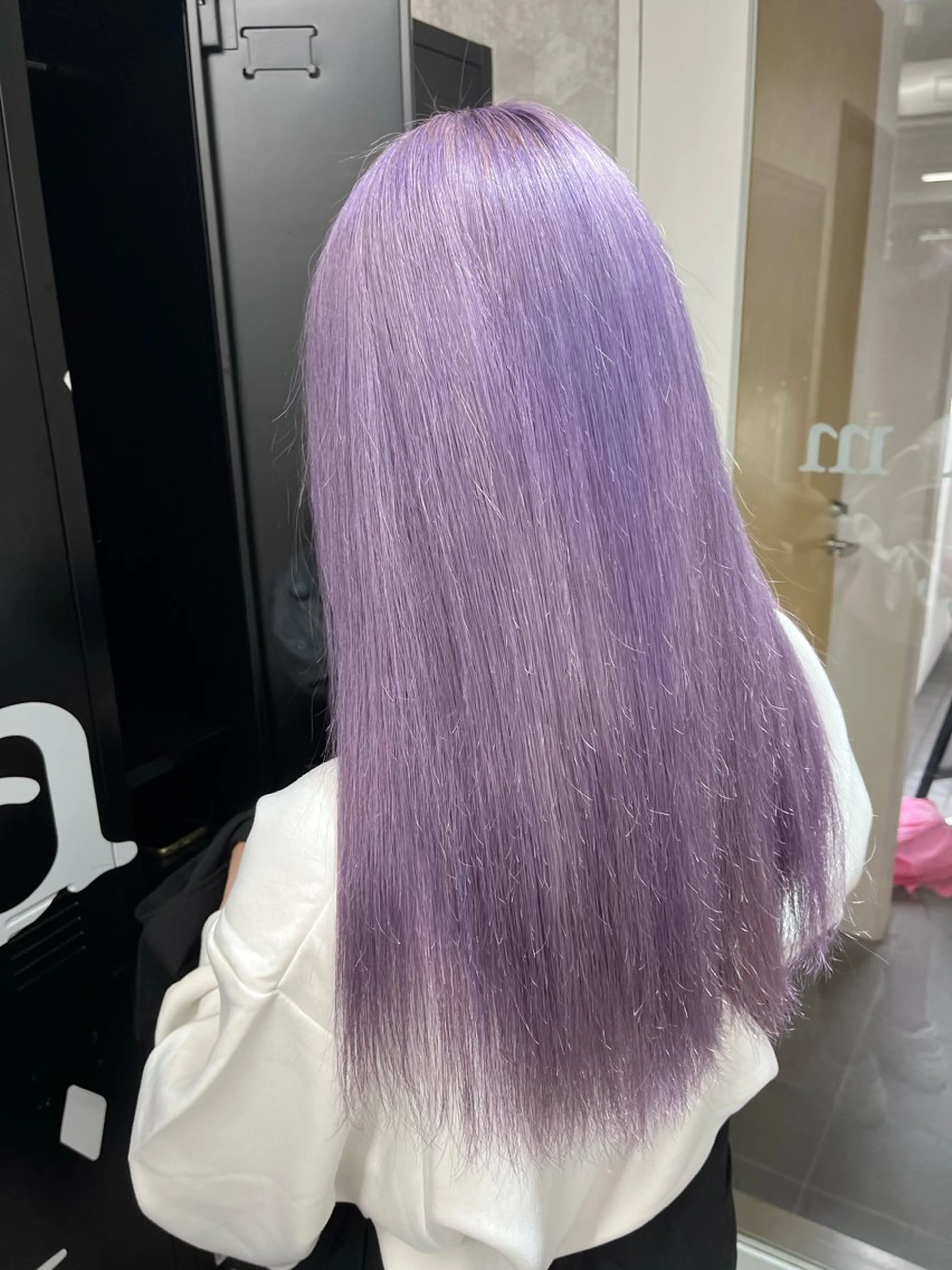 ロング カラー アッシュ アッシュグレー ベージュカラー ブリーチ ブロンド 【美髪ハイトーン】 髪質改善/大和🎀のヘアスタイル