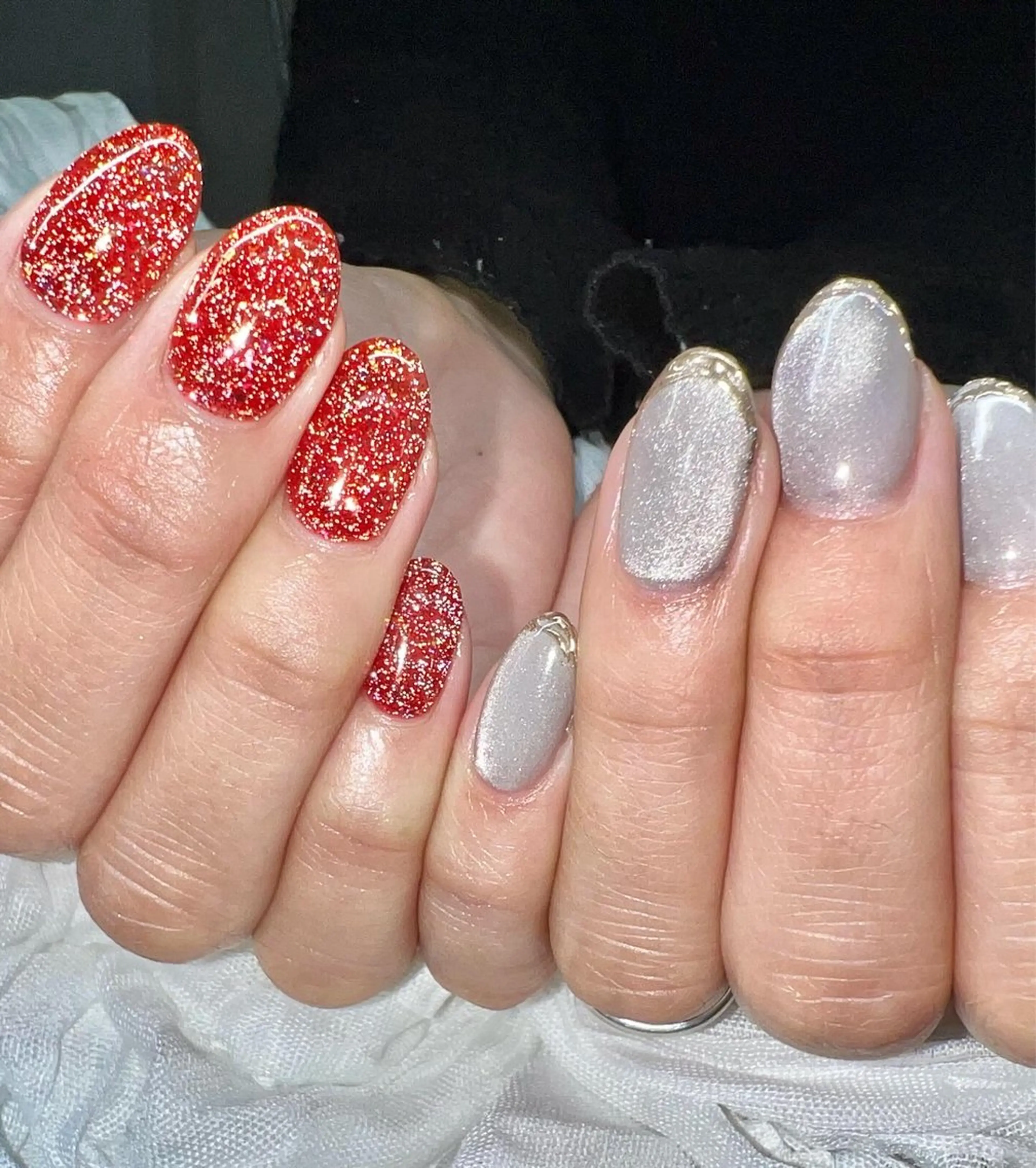 ネイル フラッシュネイル マグネットネイル nailsalon KiKi  -キキ-のネイルデザイン