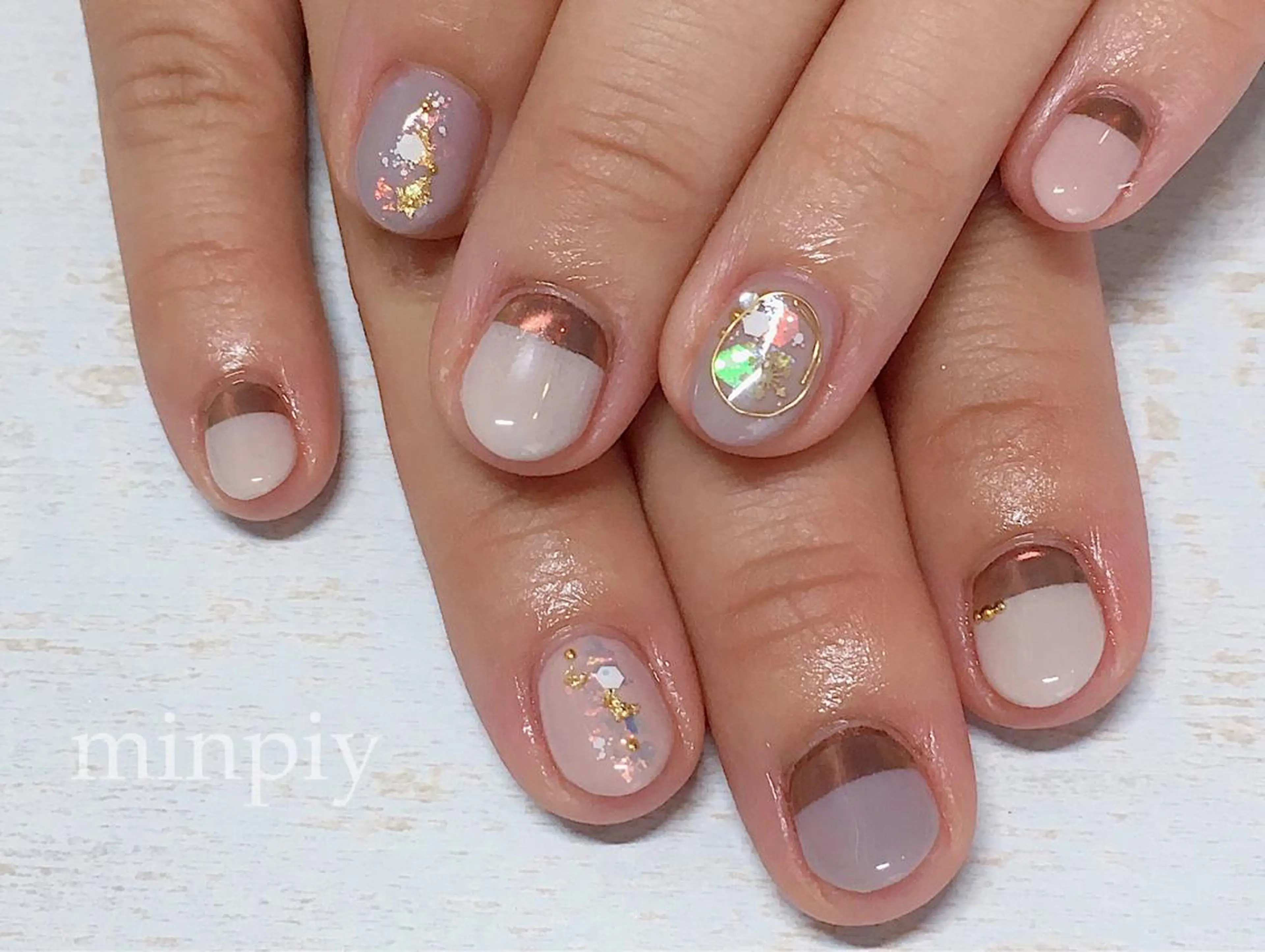 ネイル 𖡼 yumenoのネイルデザイン