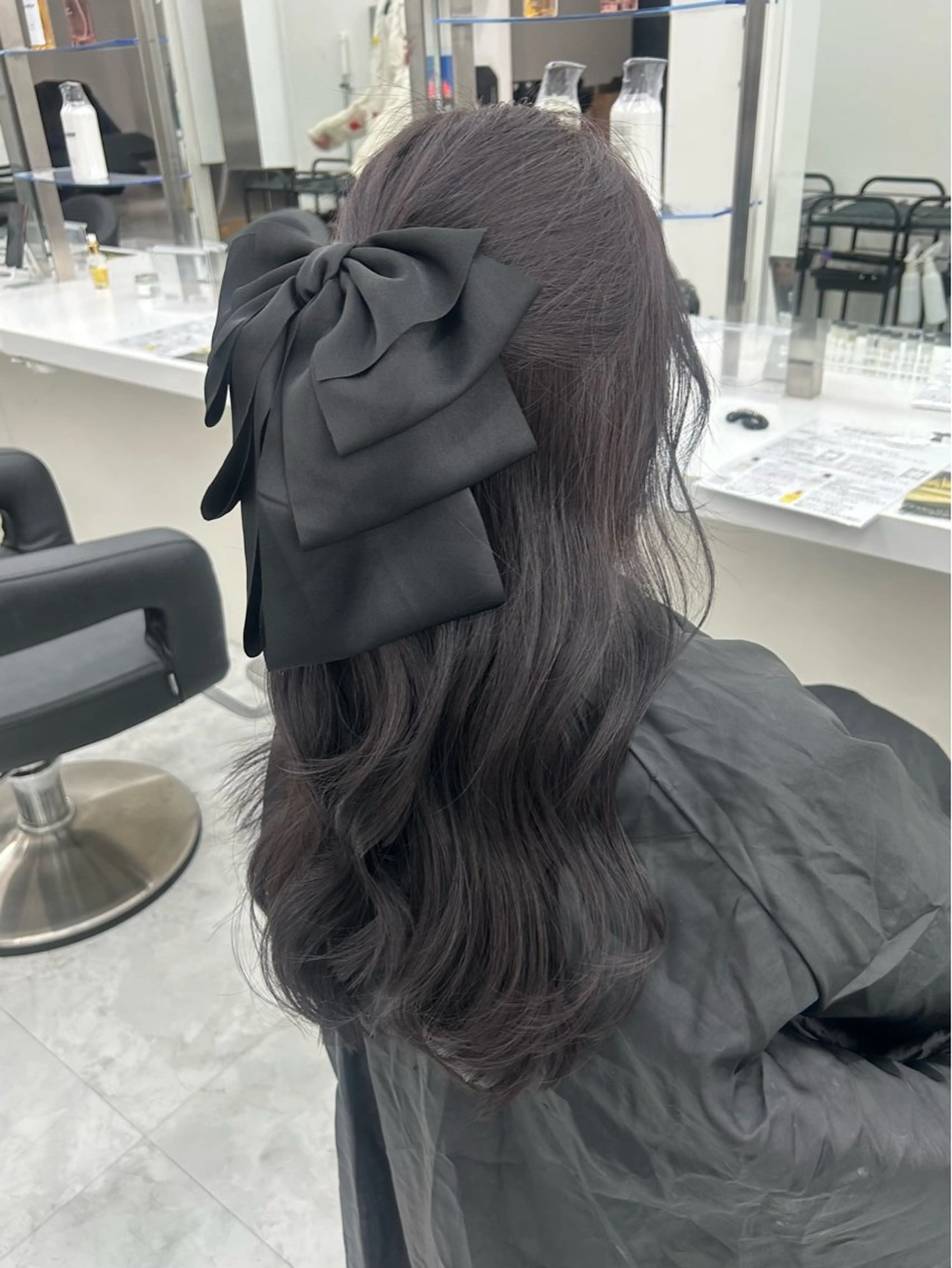 ロング カラー カット ヘアカラー トリートメント niina🖤 透明感×レイヤーのヘアスタイル