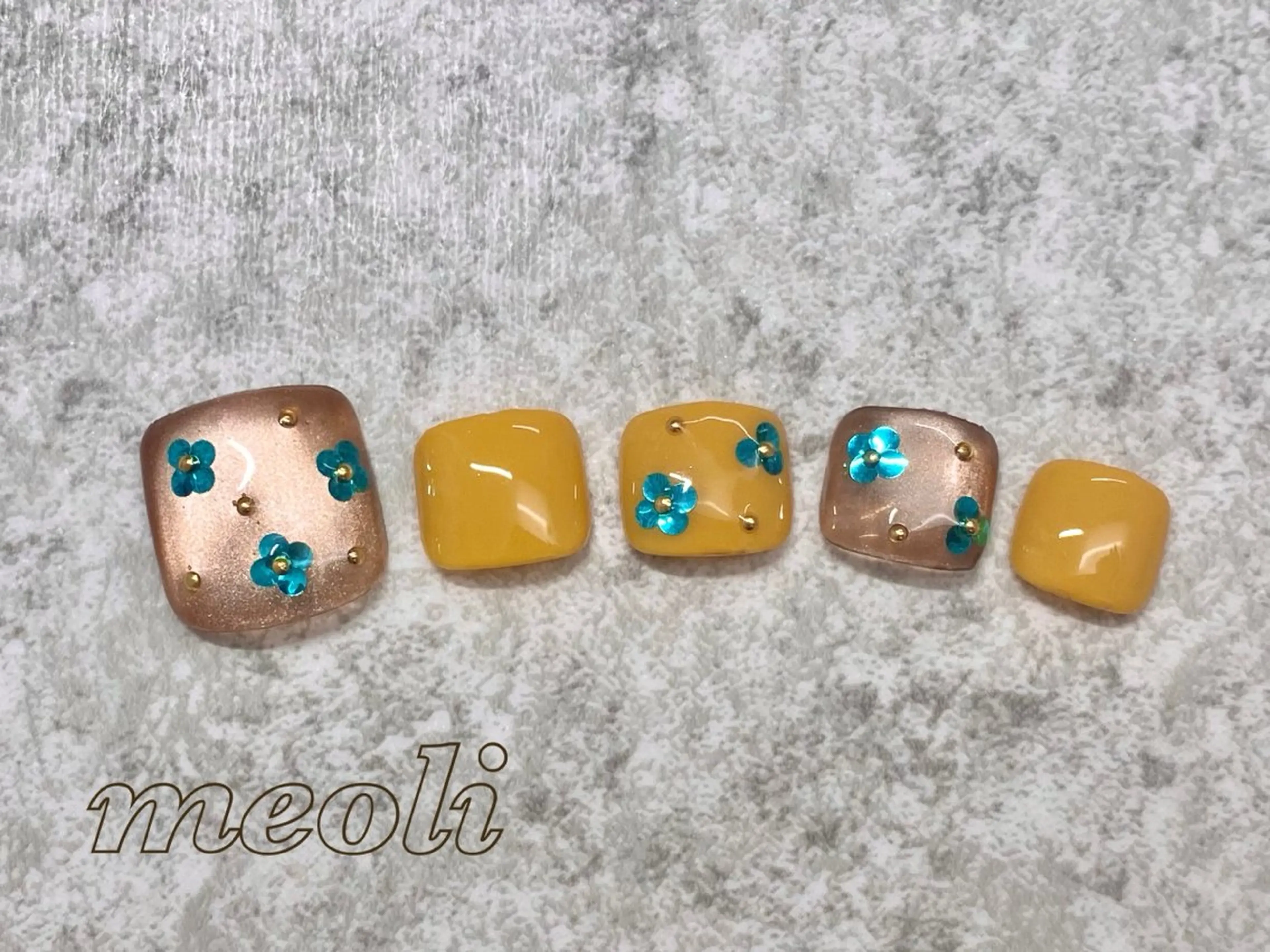 ネイル フットネイル nail salon meoli メグのネイルデザイン