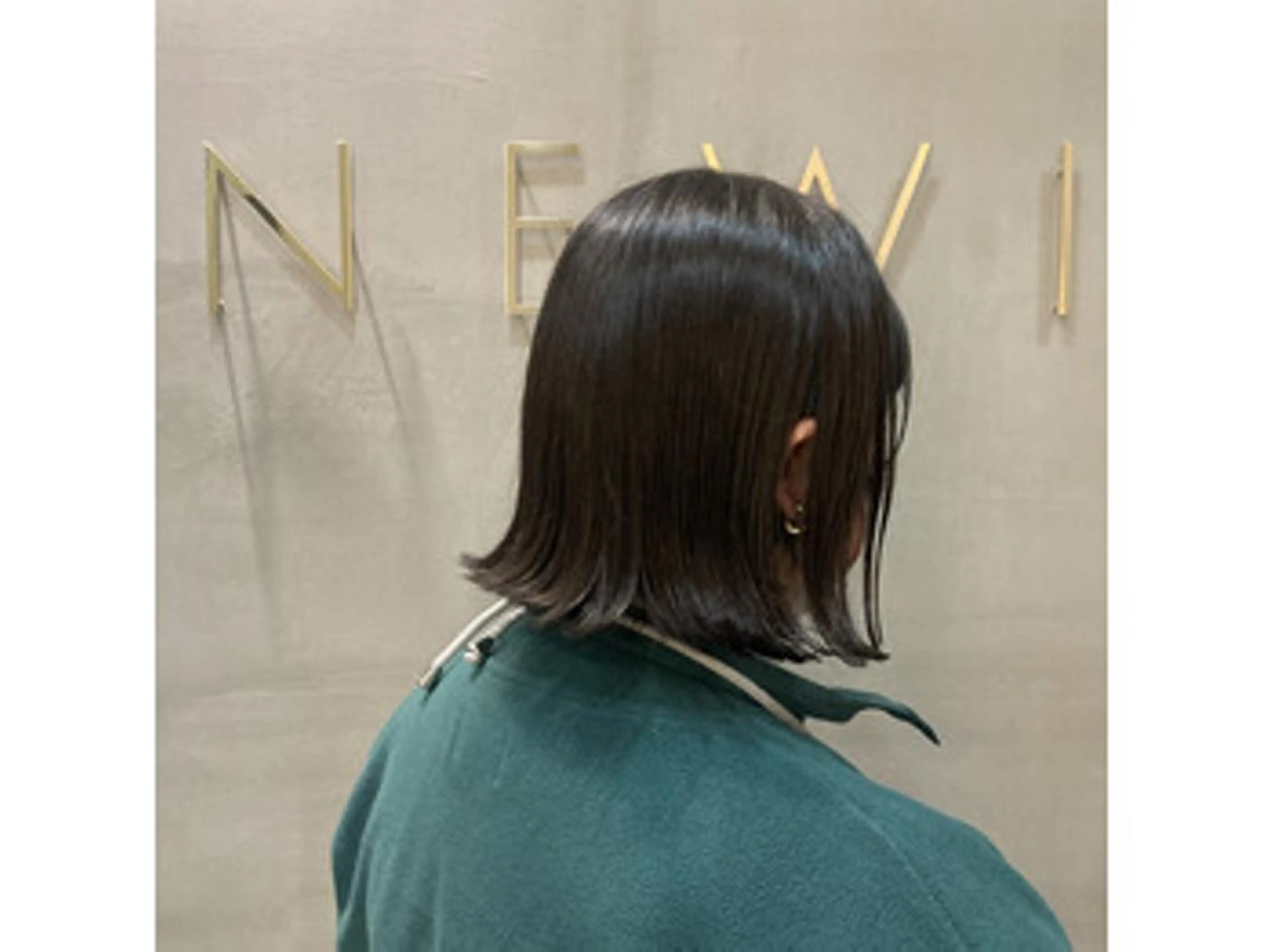 ショート カラー パーマ ヘアアレンジ アディクシーカラー ベージュカラー ブリーチ ケアカラー 透明感カラー カット トリートメント ヘアケア特化型サロン newi 梅田のヘアスタイル