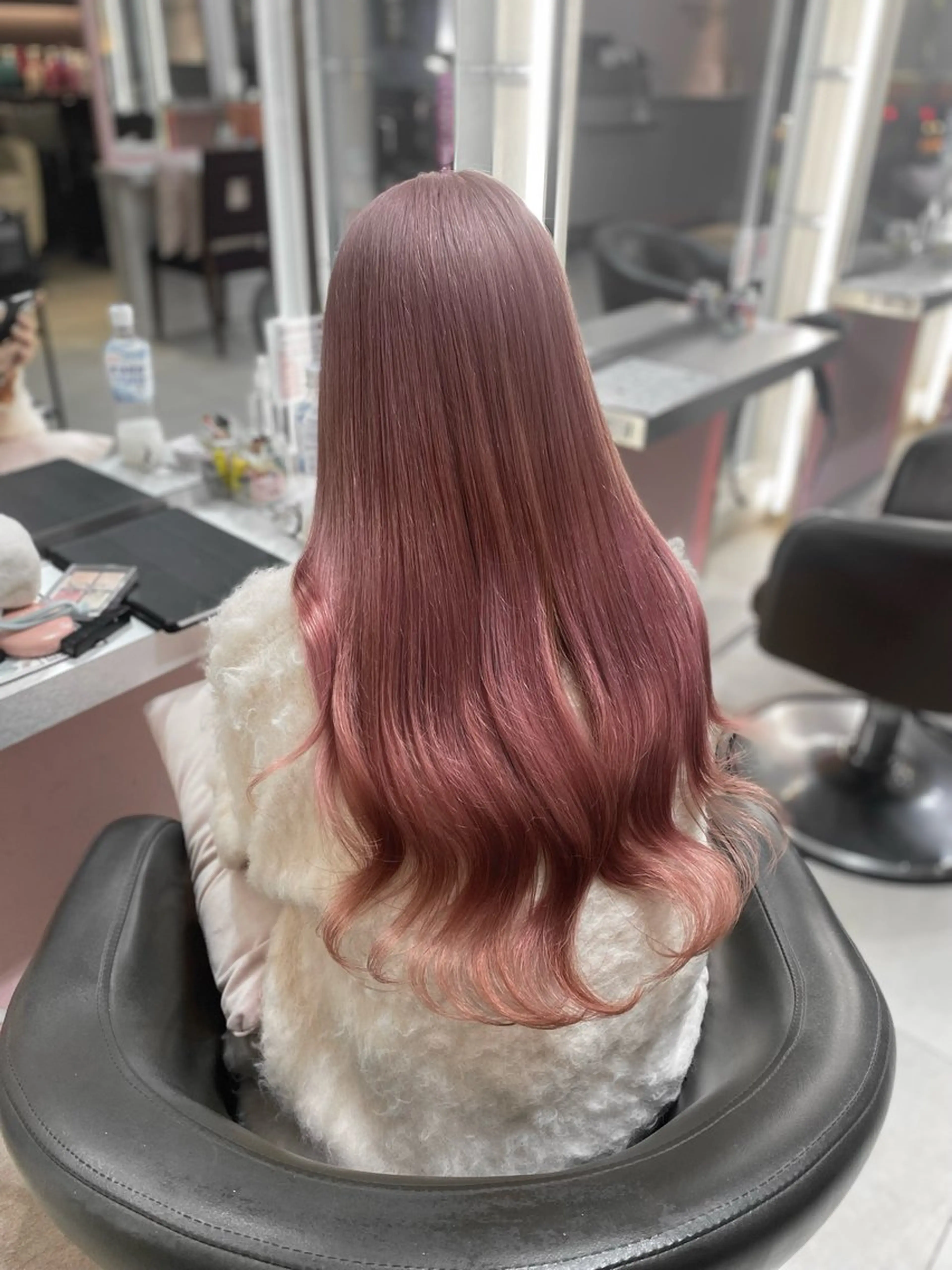 🎀 カット+ケアダブルカラー+高保湿3stepトリートメント 🎀 ロング料金なし💎の写真