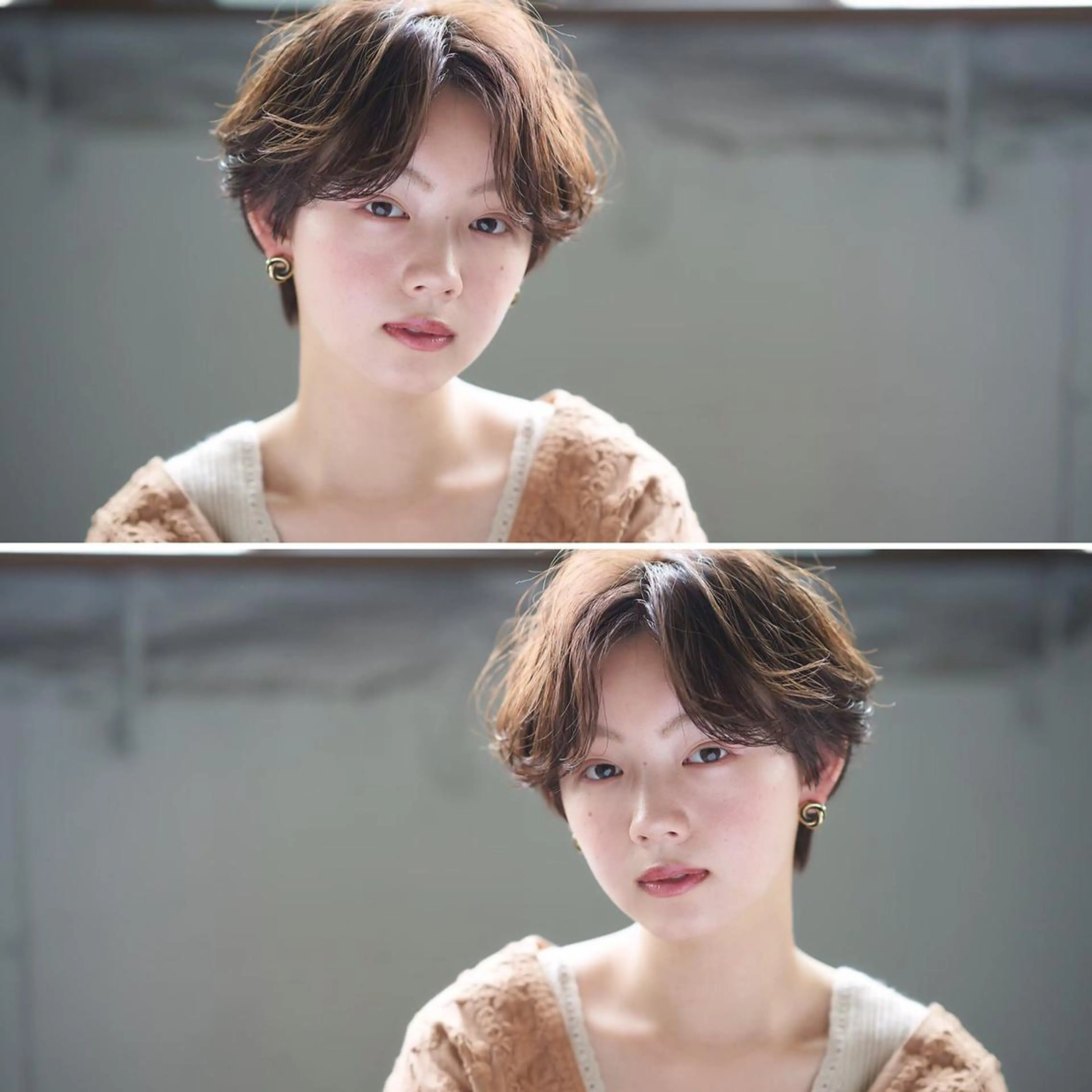 ショート カラー パーマ カット ヘアカラー トリートメント 💈LuTa💈_ 公式_NewOpenのヘアスタイル