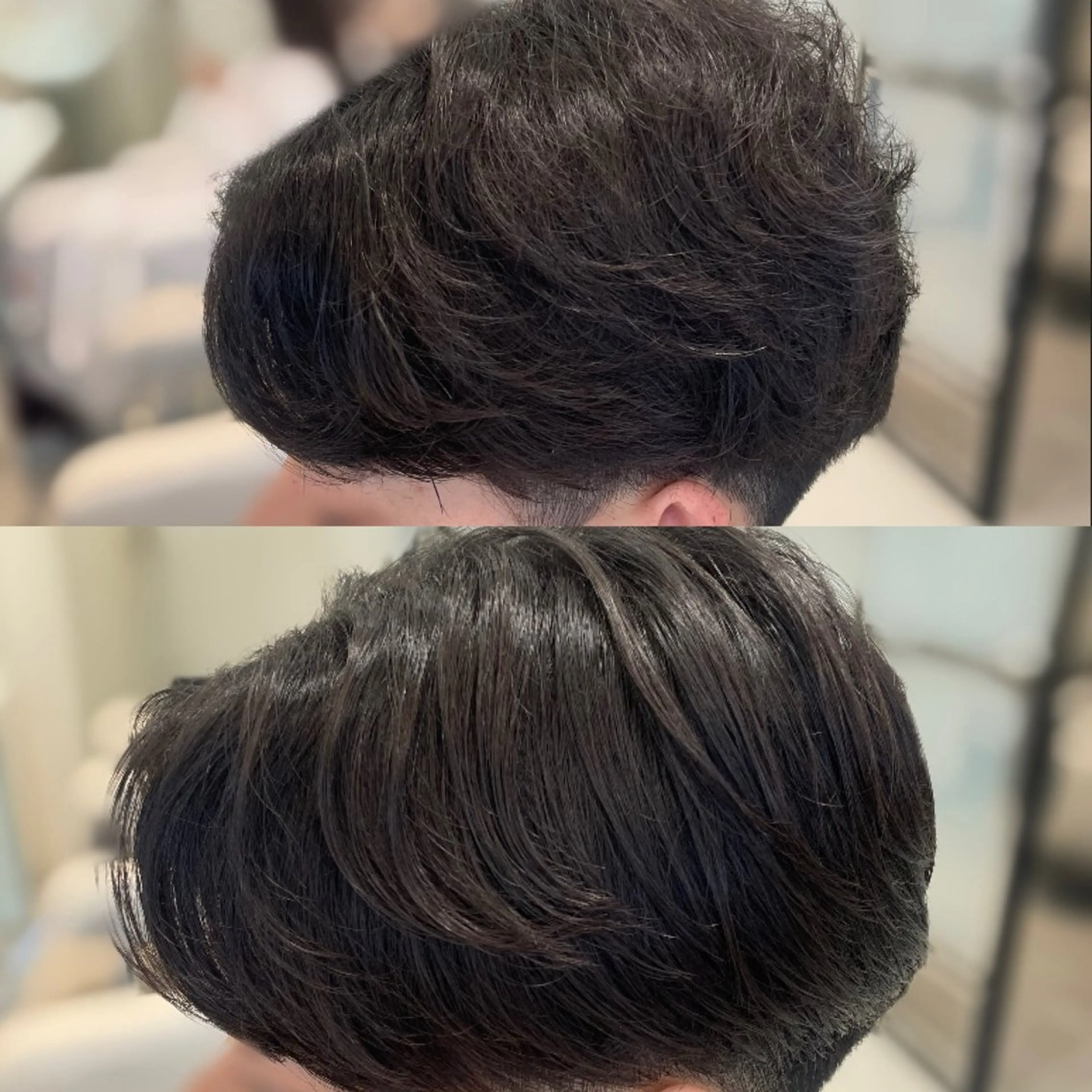 メンズ センターパート 川島爽楽のヘアスタイル