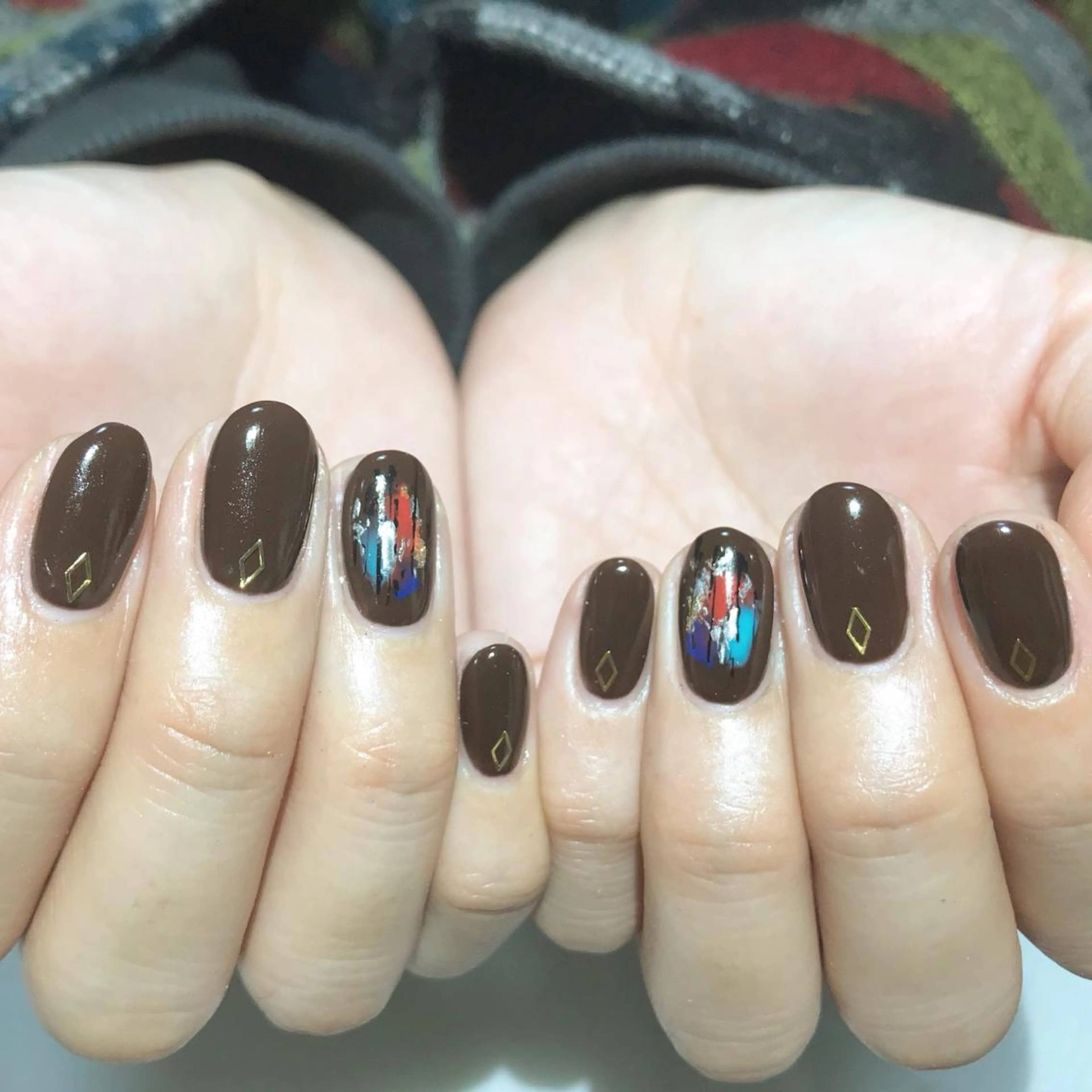 ネイル ブラウン フットネイル ニュアンスネイル シンプルネイル 春ネイル ネイル フフラ所属・nail fufla ♡yamane♡のネイルデザイン