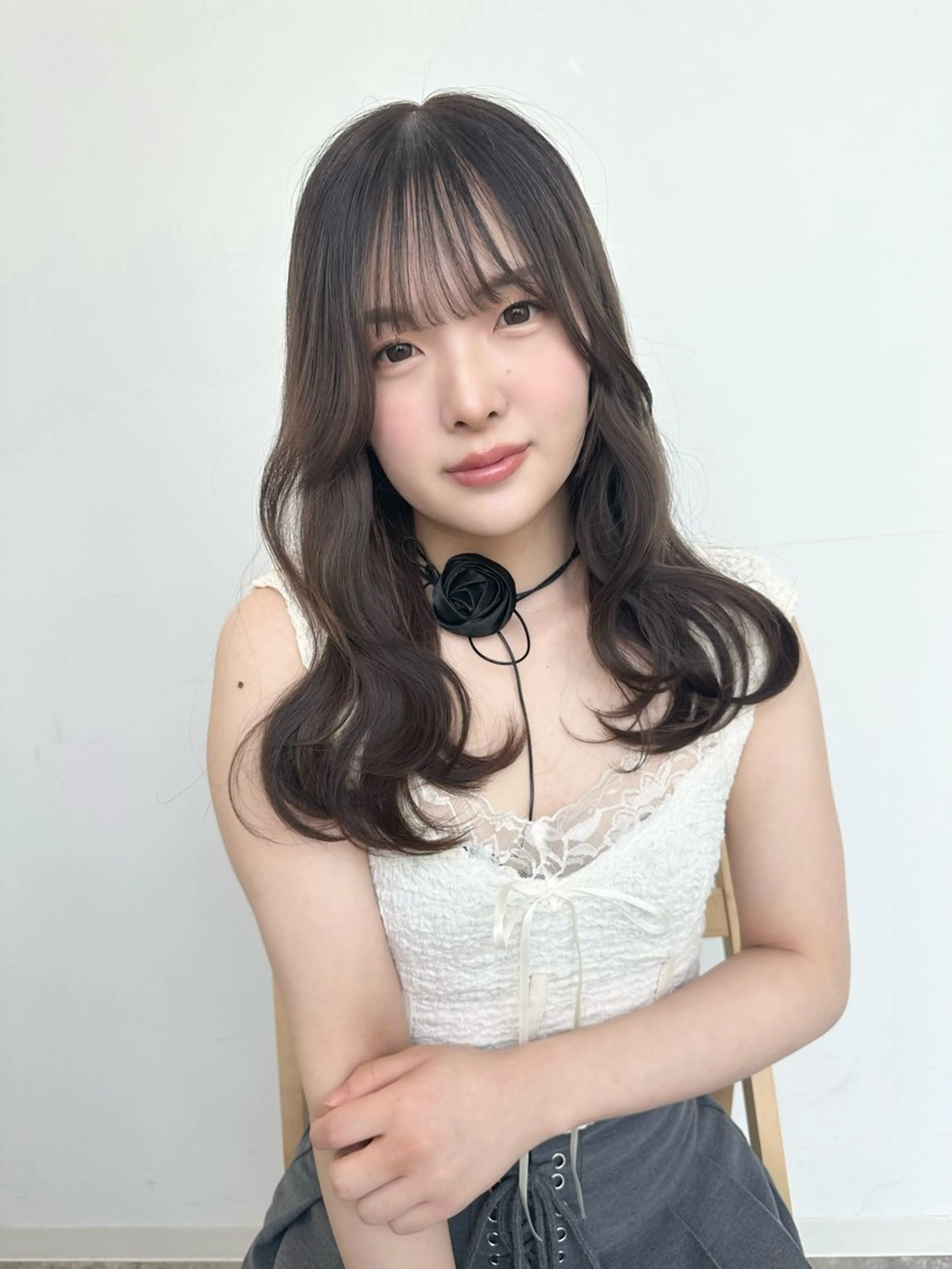 ロング 伊藤 美奈穂のヘアスタイル